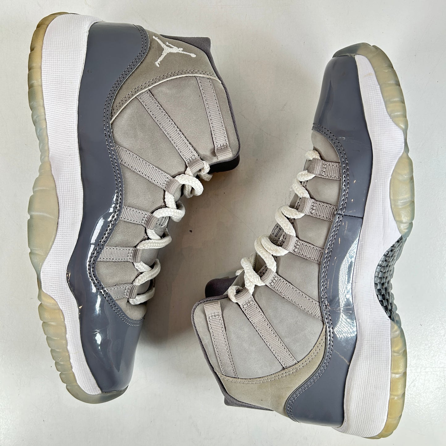 378038 005 Jordan 11 Cool Grey (2021) GS [USED] - 7 Y (Used) (No Box)