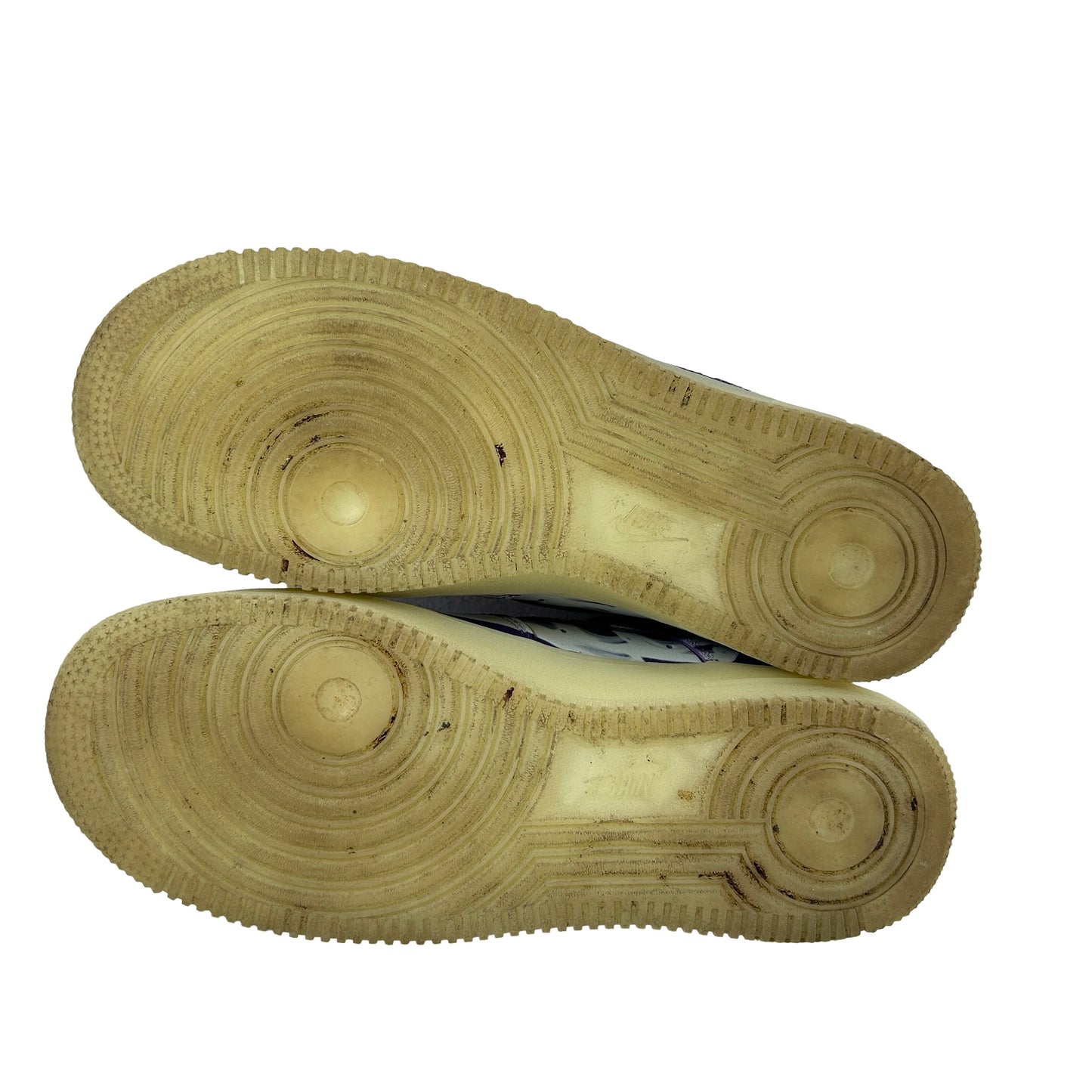 CU8067 500 Nike Air Force 1 Low '07 QS Purple Skeleton Halloween [USED] - 6 M (Used)