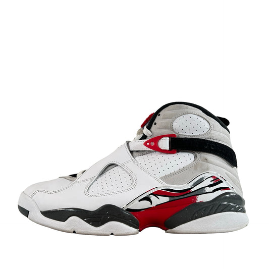 305381 100 Jordan 8 Retro White True Red (2025) [USED] - 9 M (Used5)