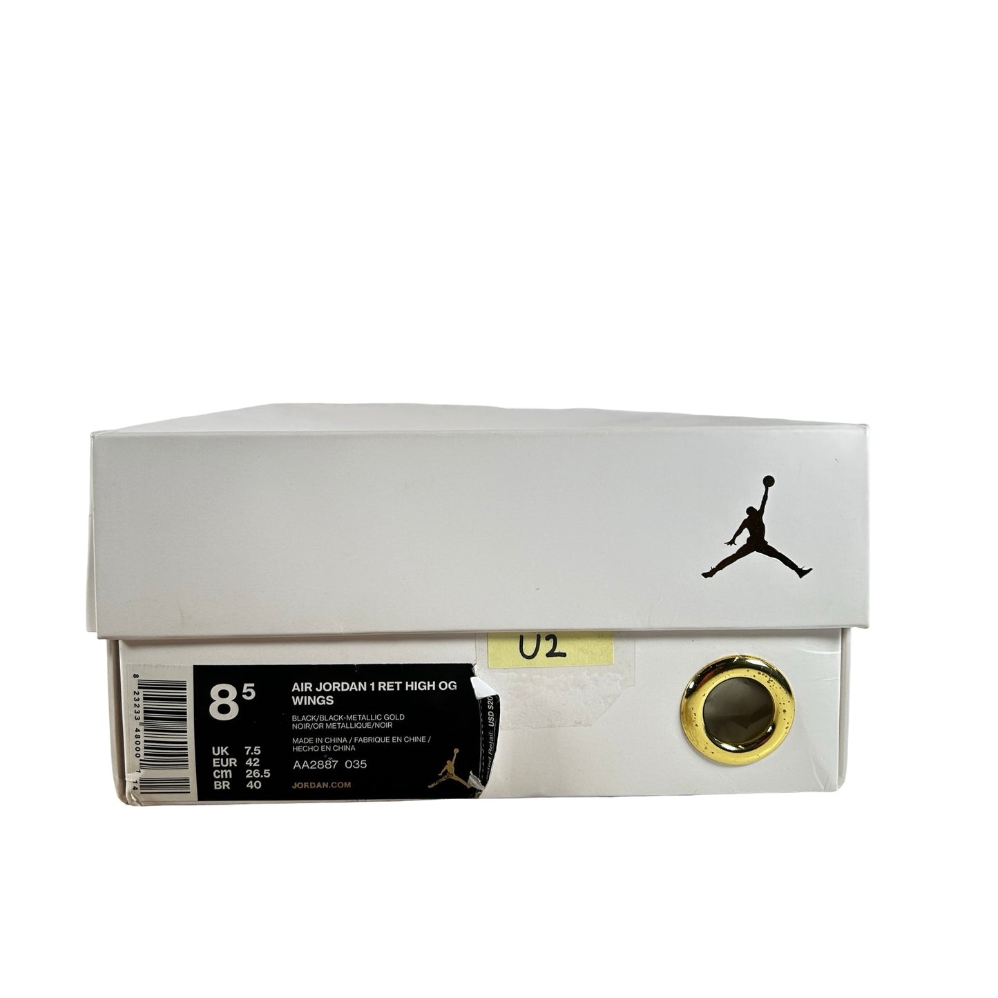 AA2887 035 Jordan 1 Retro High OG Wings [USED] - 8.5 M (Used2)