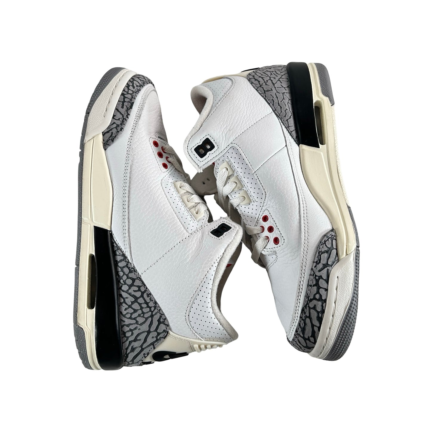 DM0967 100 Jordan 3 Retro White Cement Reimagined (GS) [USED] - 7 Y (Used8)