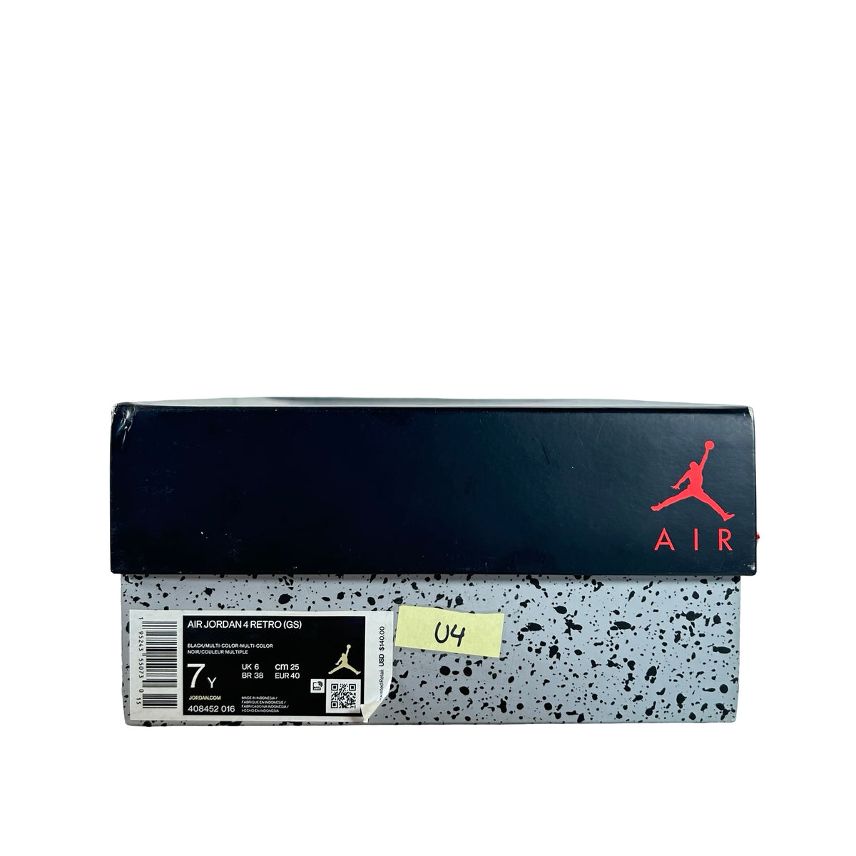 408452 016 Jordan 4 Retro Red Thunder (GS) [USED] - 7 Y (Used4)