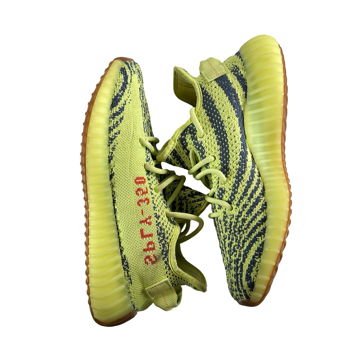 B37572 adidas Yeezy Boost 350 V2 Semi Frozen Yellow [USED] - 5.5 M (Used2)