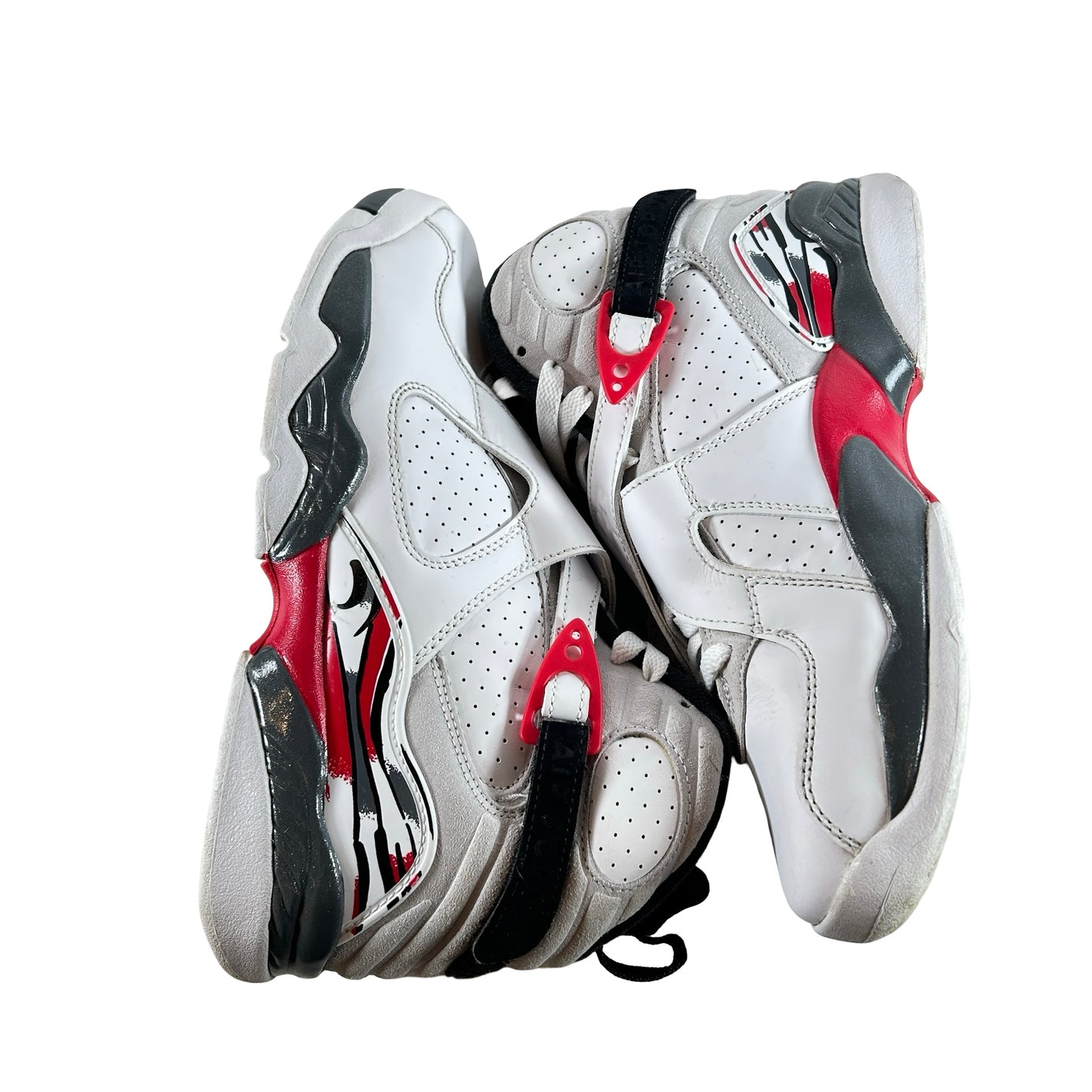 305368 100 Jordan 8 Retro White True Red (2025) (GS) [USED] - 6.5 Y (Used)