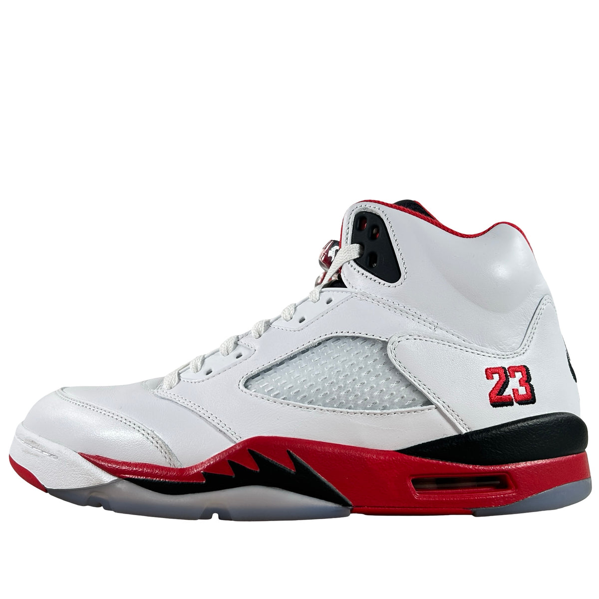 HQ7978 101 Jordan 5 Retro Fire Red Black Tongue (2025) [USED] - 11.5 M (Used4)