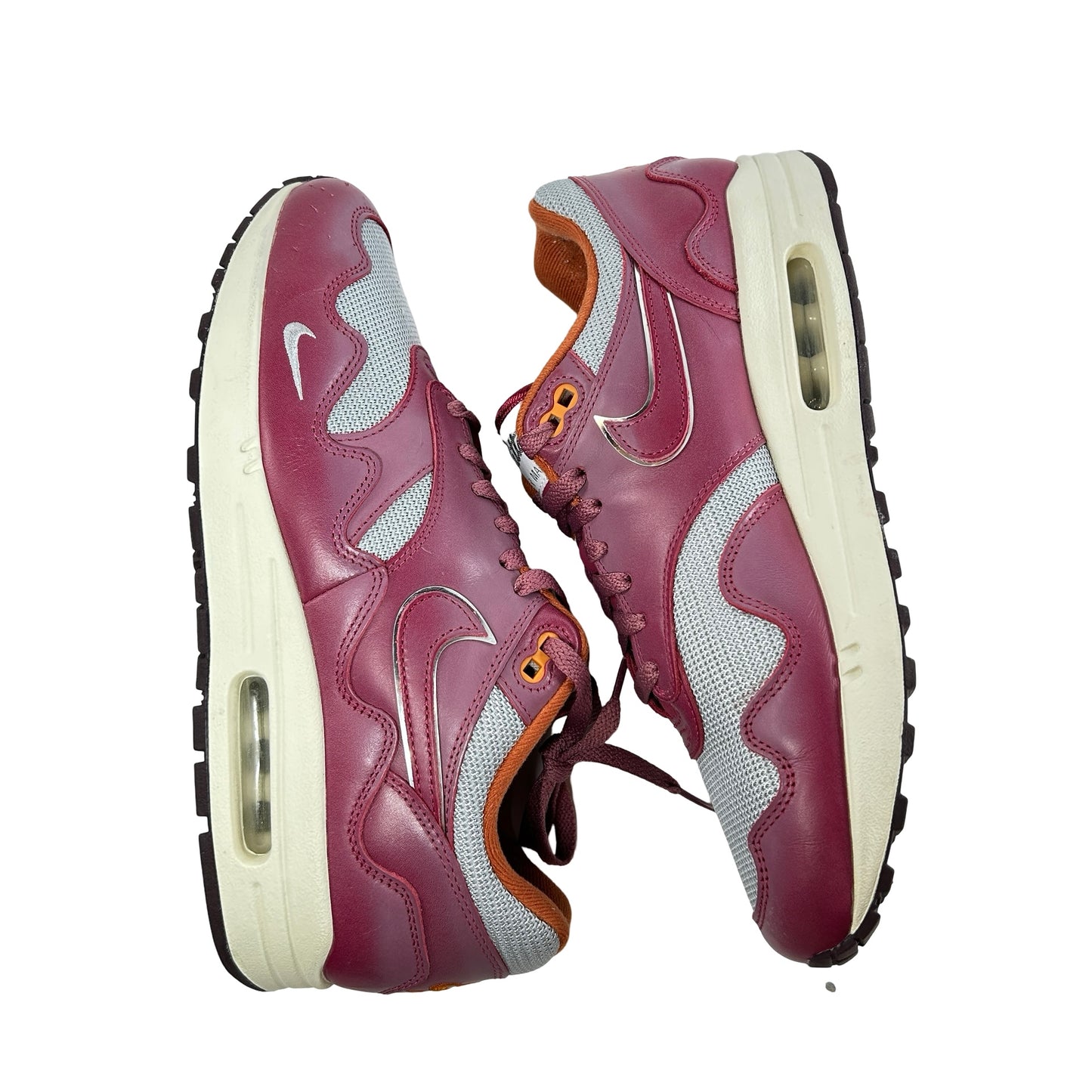 DO9549 001 Nike Air Max 1 Patta Waves Rush Maroon  [USED] - 10 M (Used2)