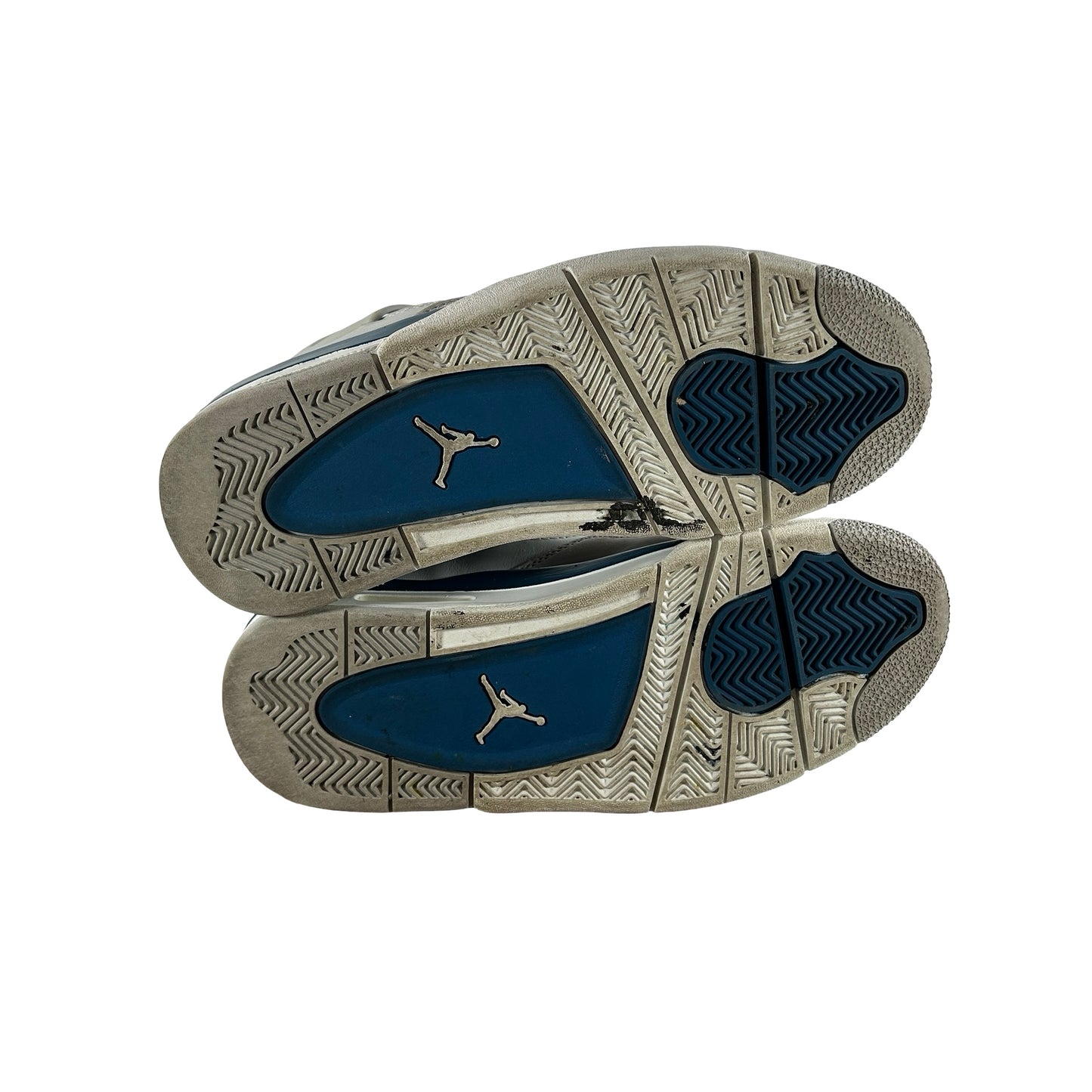 HF4281 141 Jordan 4 Retro Military Blue (2024) (GS) [USED] - 7 Y (Used2) (No Box2)