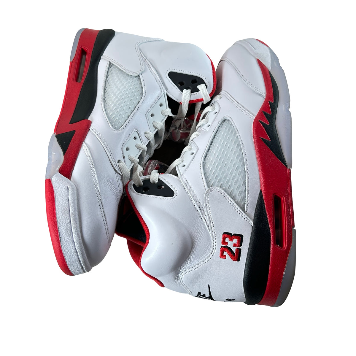 HQ7978 101 Jordan 5 Retro Fire Red Black Tongue (2025) [USED] - 12 M (Used8) (Missing Insole)