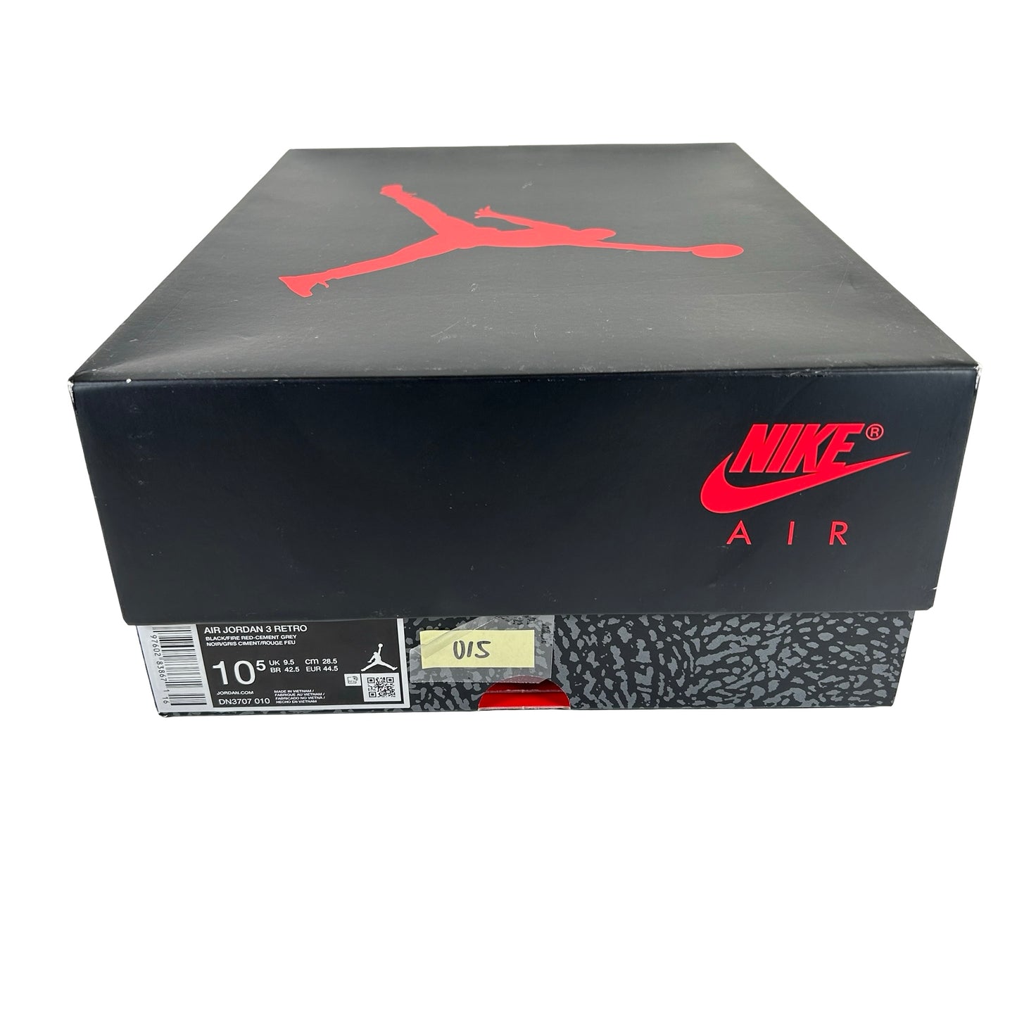 DN3707 010 Jordan 3 Retro OG Black Cement (2024) [USED] - 10.5 M (Used15)