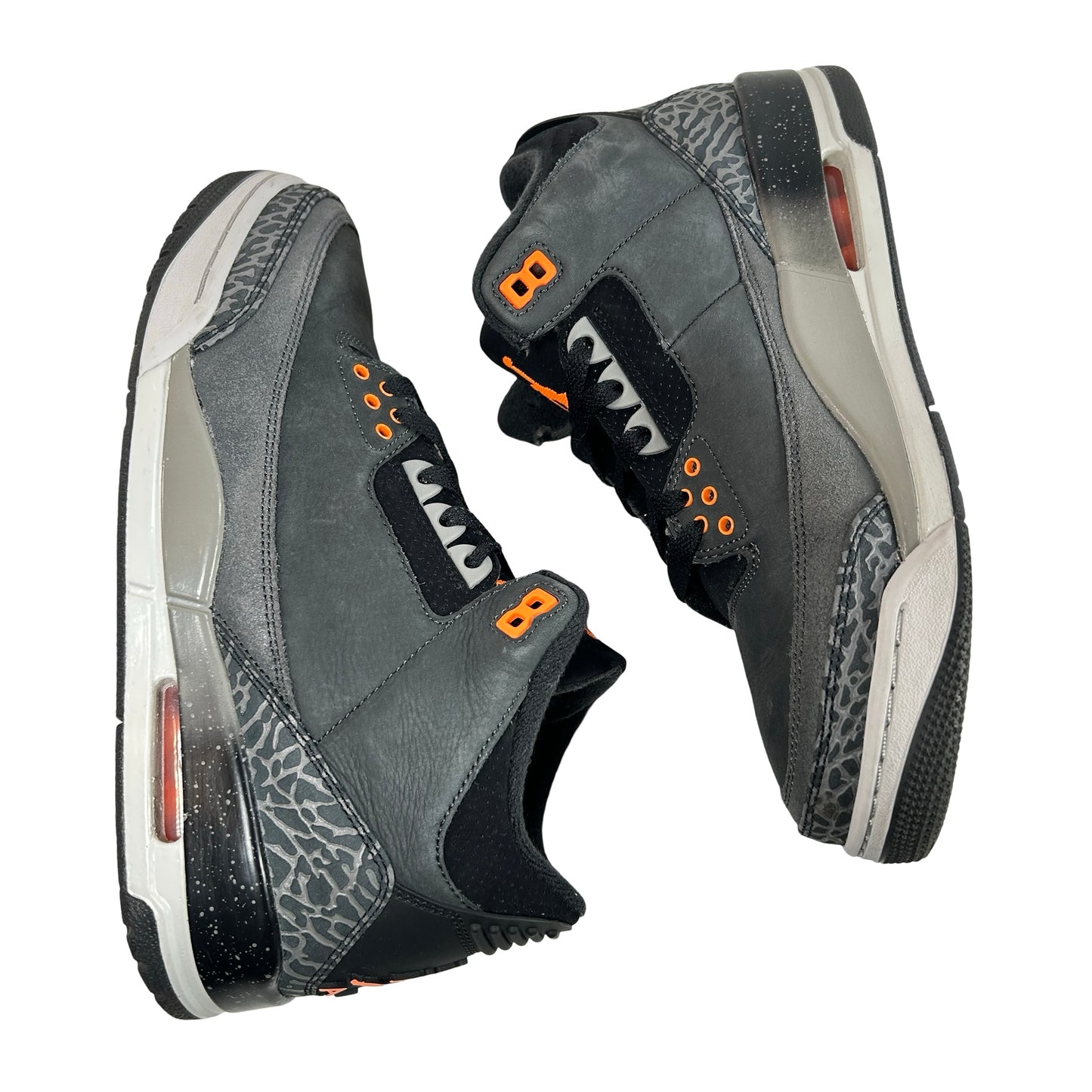 CT8532 080 Jordan 3 Retro Fear Pack (2023) [USED] - 9 M (Used)