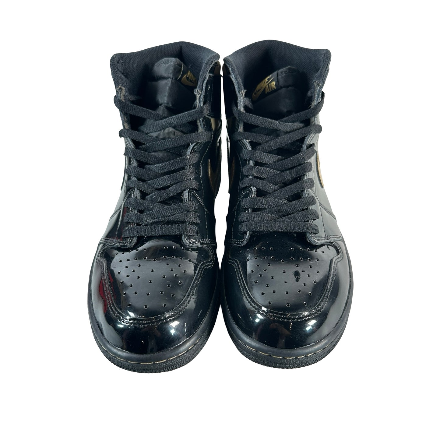 555088 032 Jordan 1 Black/Gold [USED] - 11 M (Used)