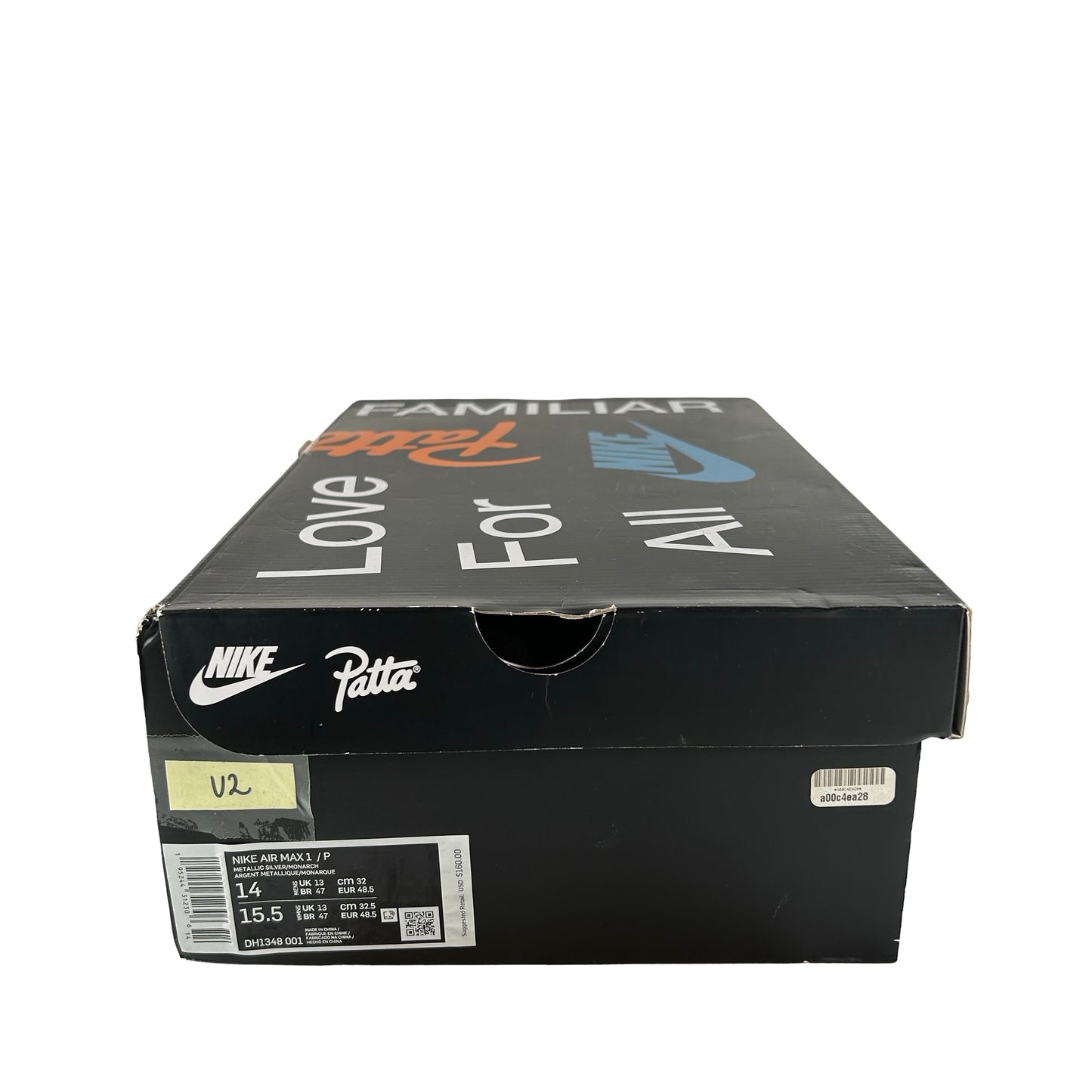 DH1348 001 Nike Air Max 1 Patta Waves Monarch [USED] - 14 M (Used2)