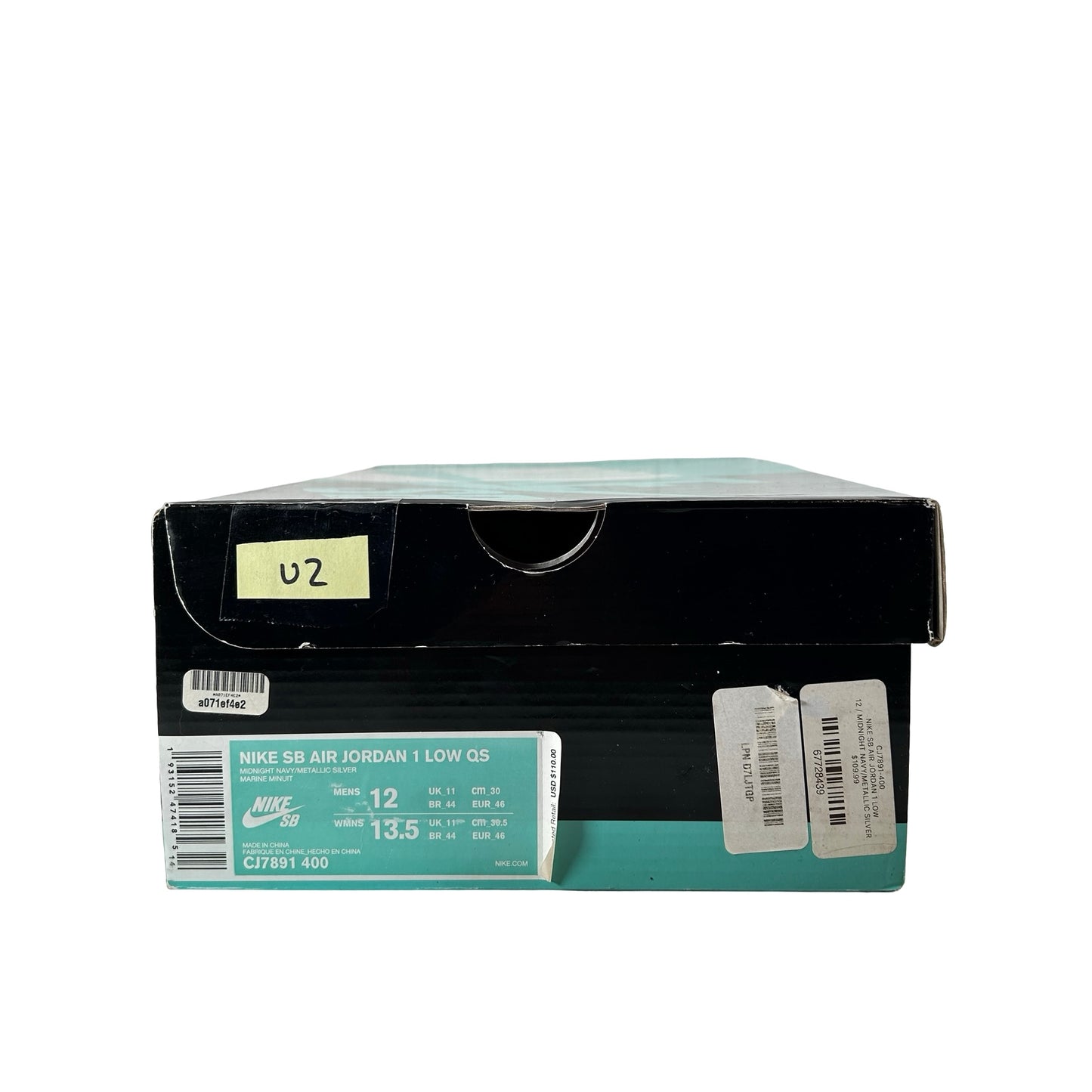 CJ7891 400 Jordan 1 Low SB Midnight Navy [USED] - 12 M (Used2)