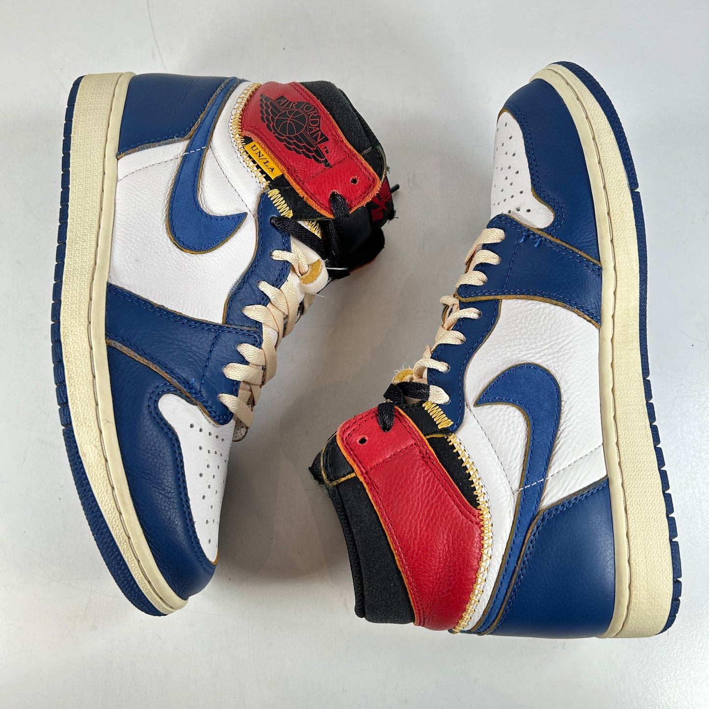 BV1300 146 Jordan 1 Union Storm Blue Toe [USED] - 8.5 M (Used)