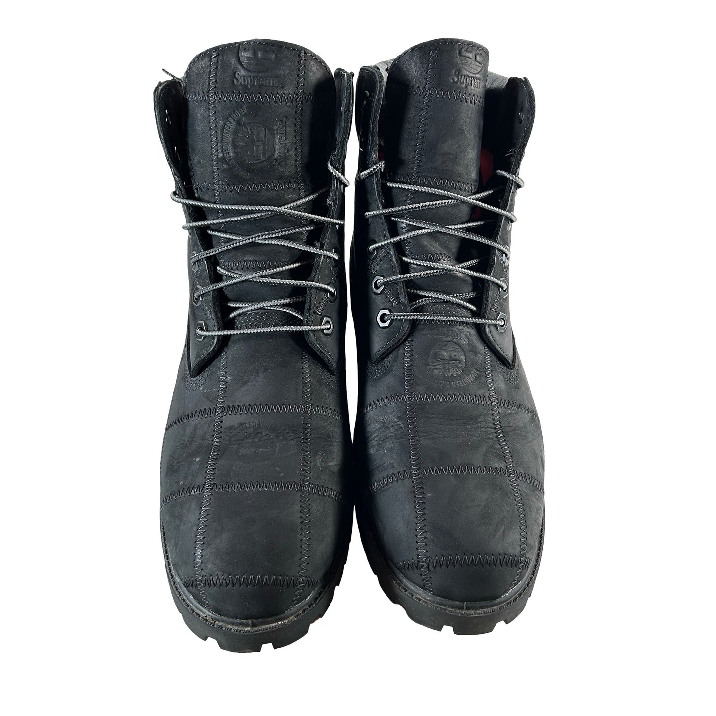 TB0A5TBZW05 Timberland 6" Premium Waterproof Boot Supreme Patchwork Black [USED] - 11 M (Used)