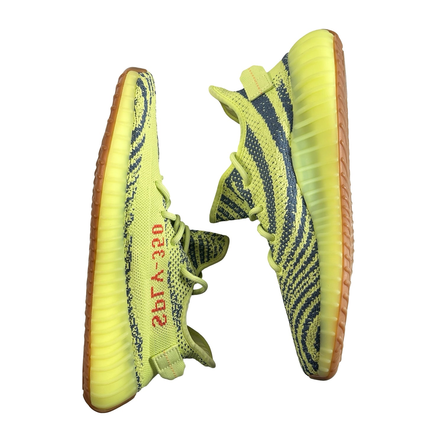 B37572 adidas Yeezy Boost 350 V2 Semi Frozen Yellow [USED] - 9.5 M (VNDS)