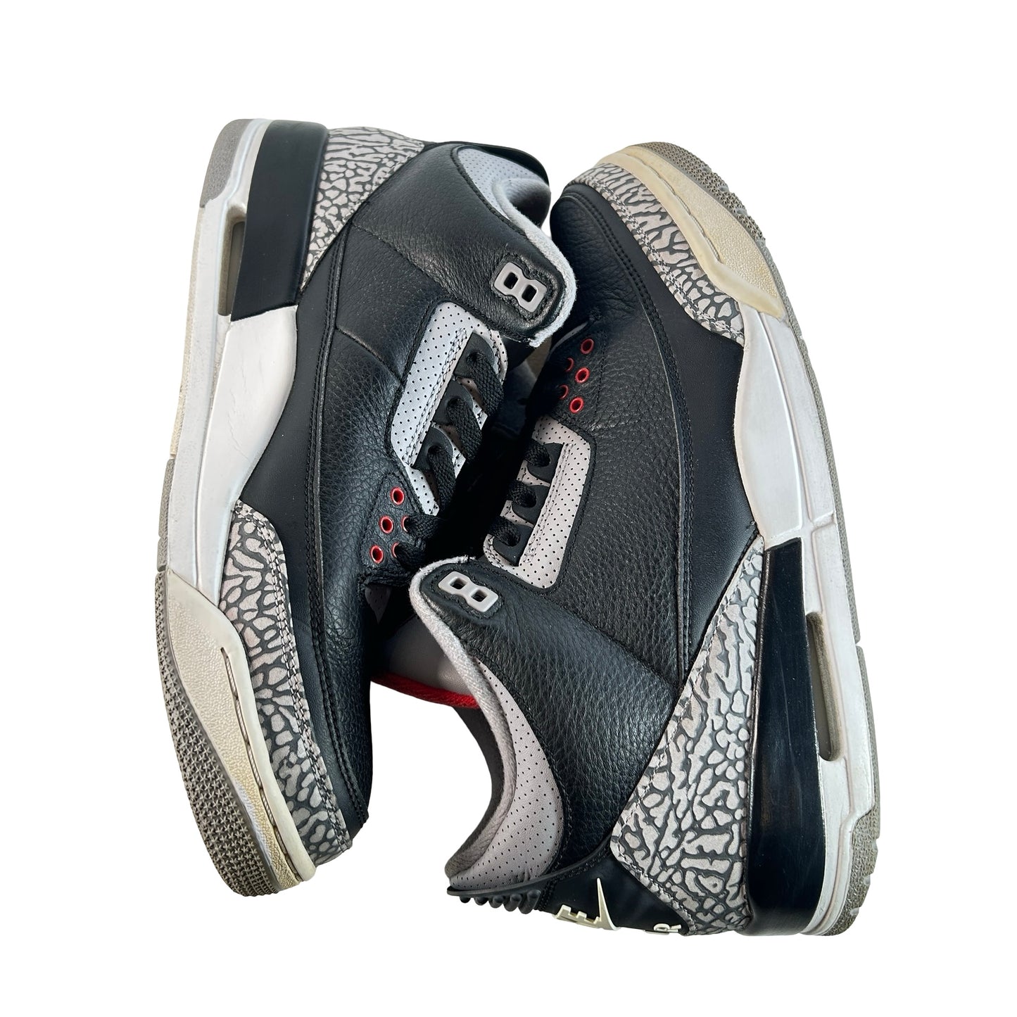 854262 001 Jordan 3 Retro Black Cement (2018) [USED] - 10.5 M (Used) (Replace Box)