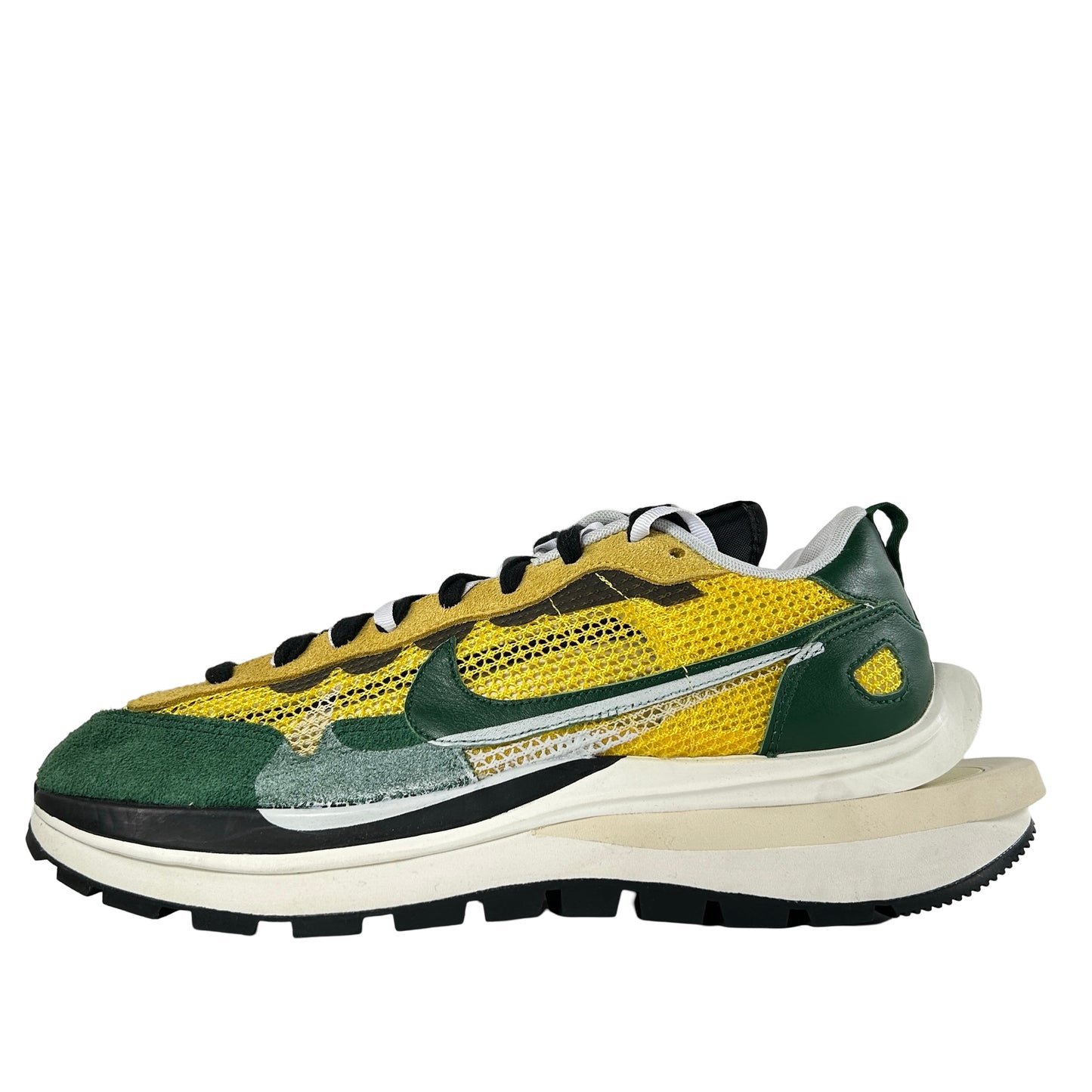 CV1363 700 Nike Vaporwaffle sacai Tour Yellow Stadium Green [USED] - 11 M (Used) (Missing Right Insole) (No Box)