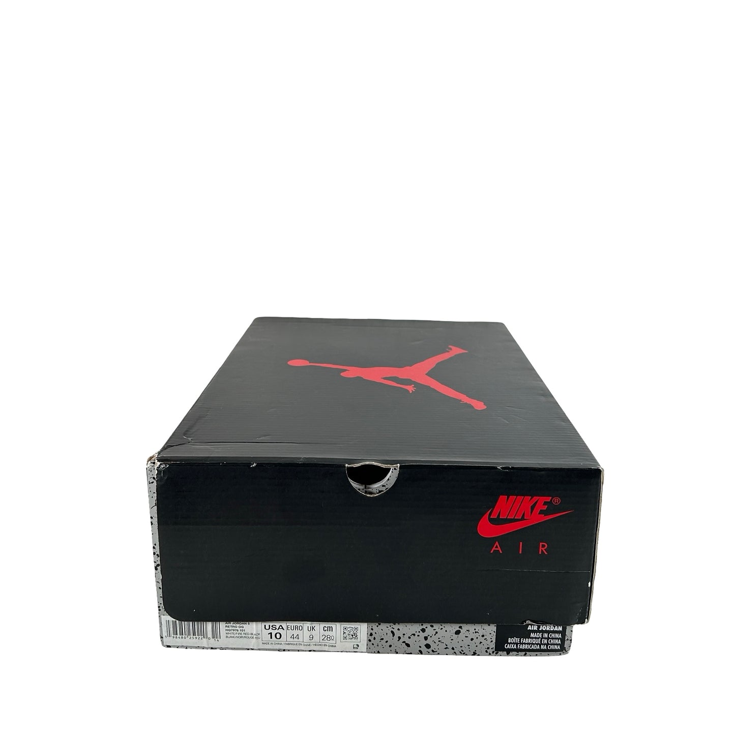HQ7978 101 Jordan 5 Retro Fire Red Black Tongue (2025) [USED] - 10 M (Used)