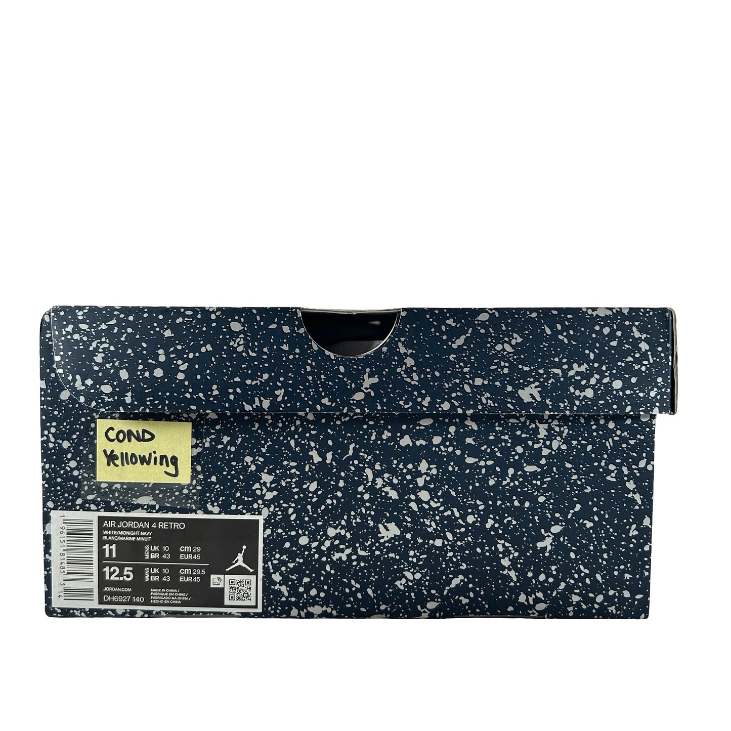 DH6927 140 Jordan 4 Retro Midnight Navy [CONDITIONAL] - 11 M (Yellowing)