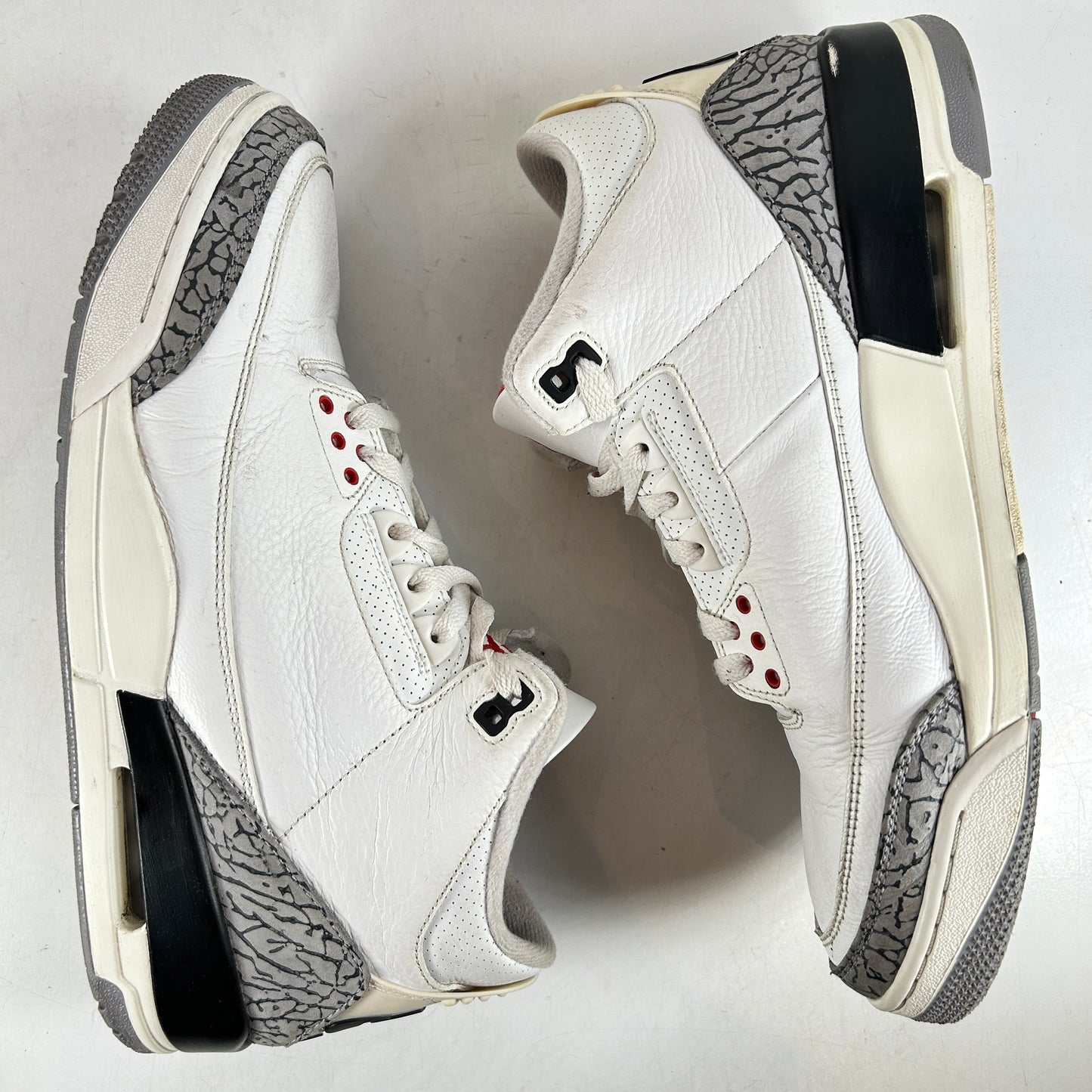 DN3707 100 Jordan 3 Retro White Cement Reimagined [USED] - 12 M (Used) (No Box)