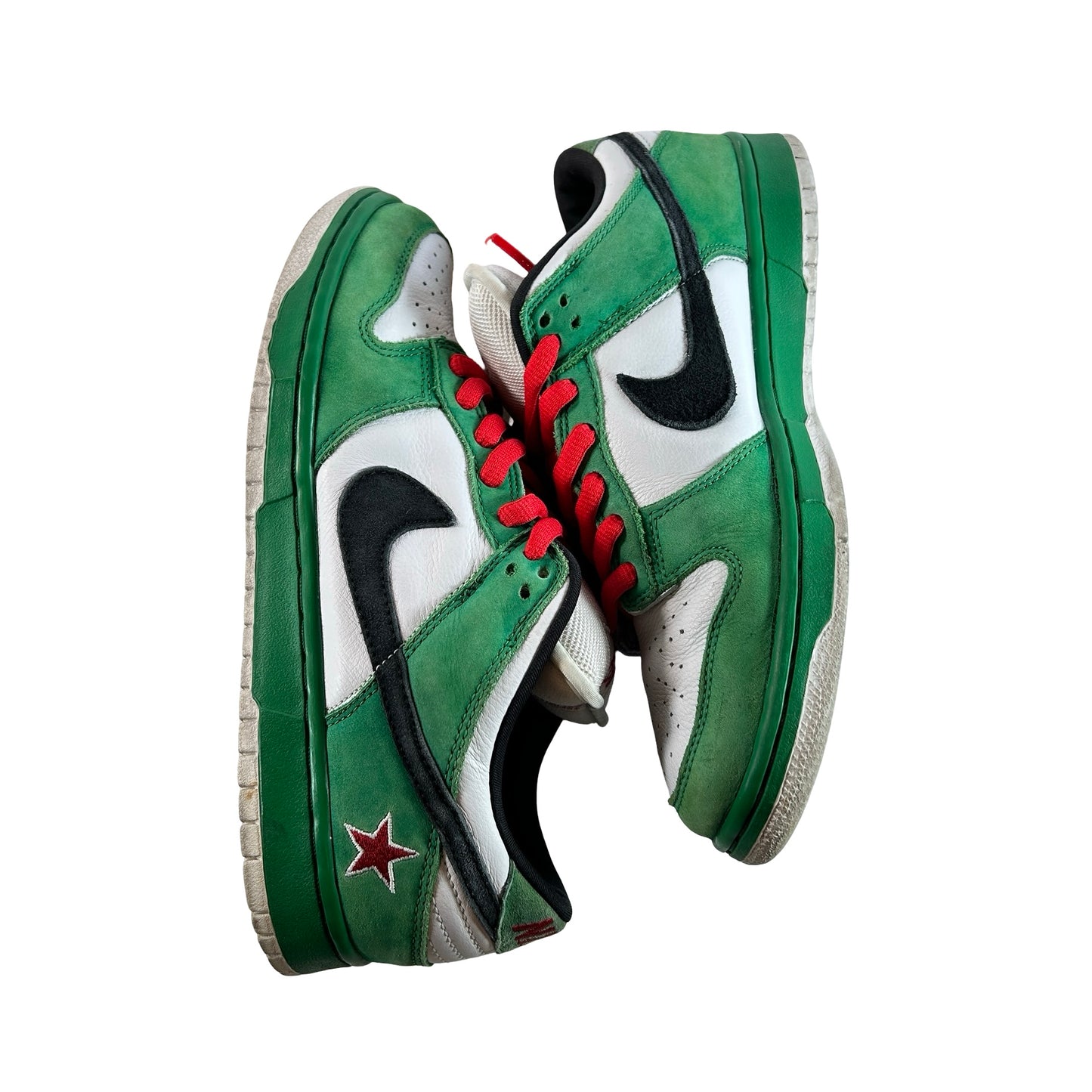 304292 302 Nike SB Dunk Low Heineken [USED] - 10 M (Used) (No Box)