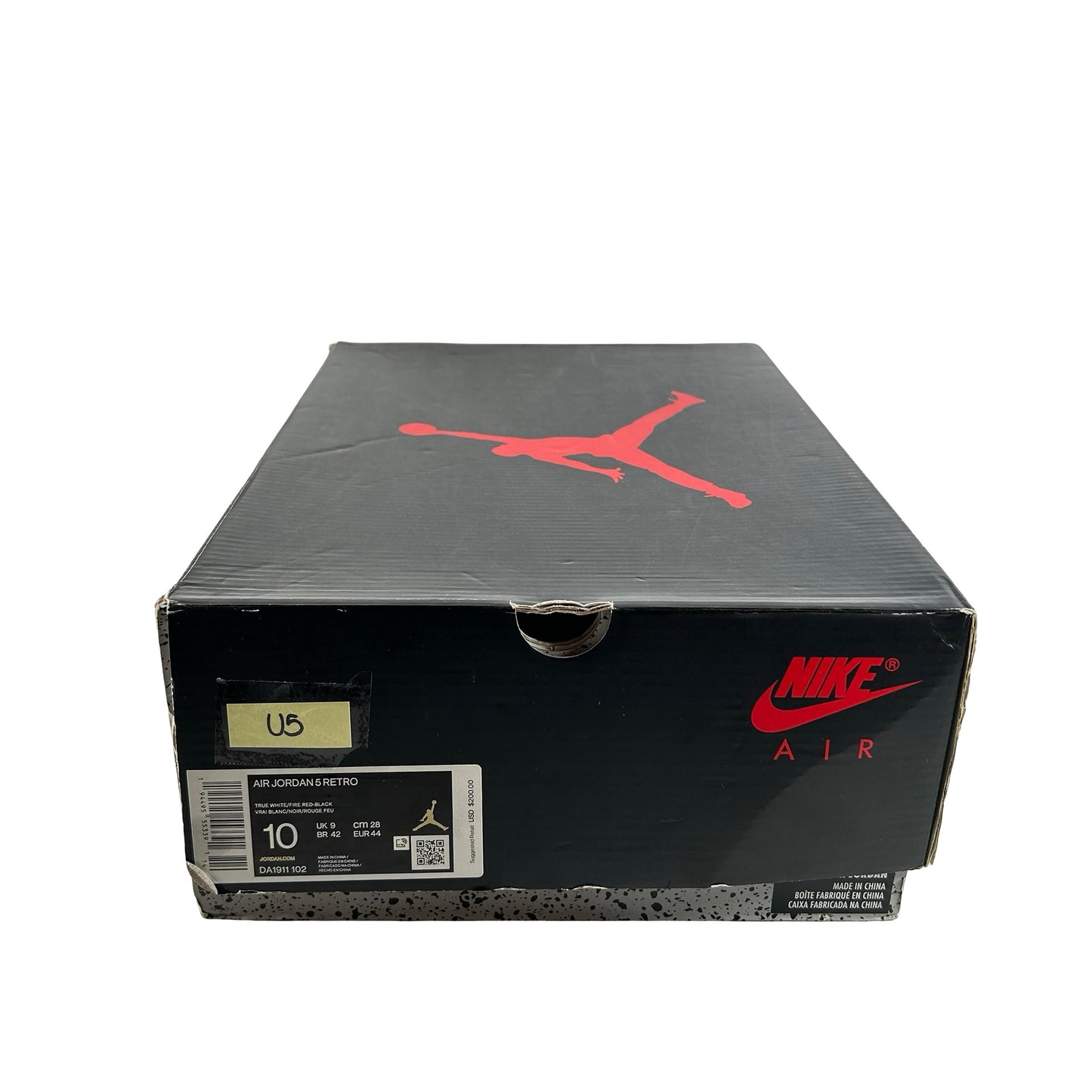 DA1911 102 Jordan 5 Fire Red [USED] - 10 M (Used5)