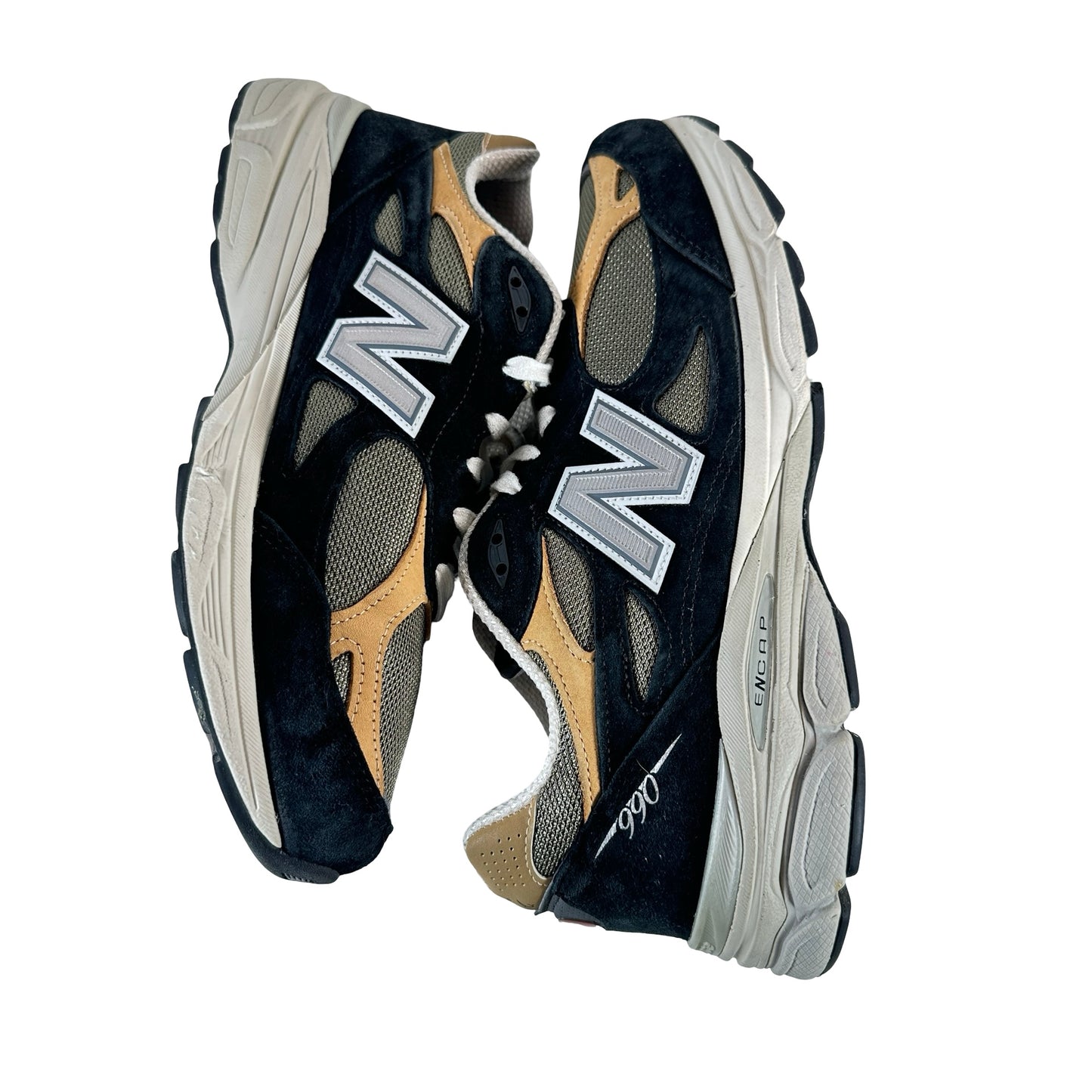 M990BB3 New Balance 990v3 MiUSA Black Tan [USED] - 11.5 M (Used)