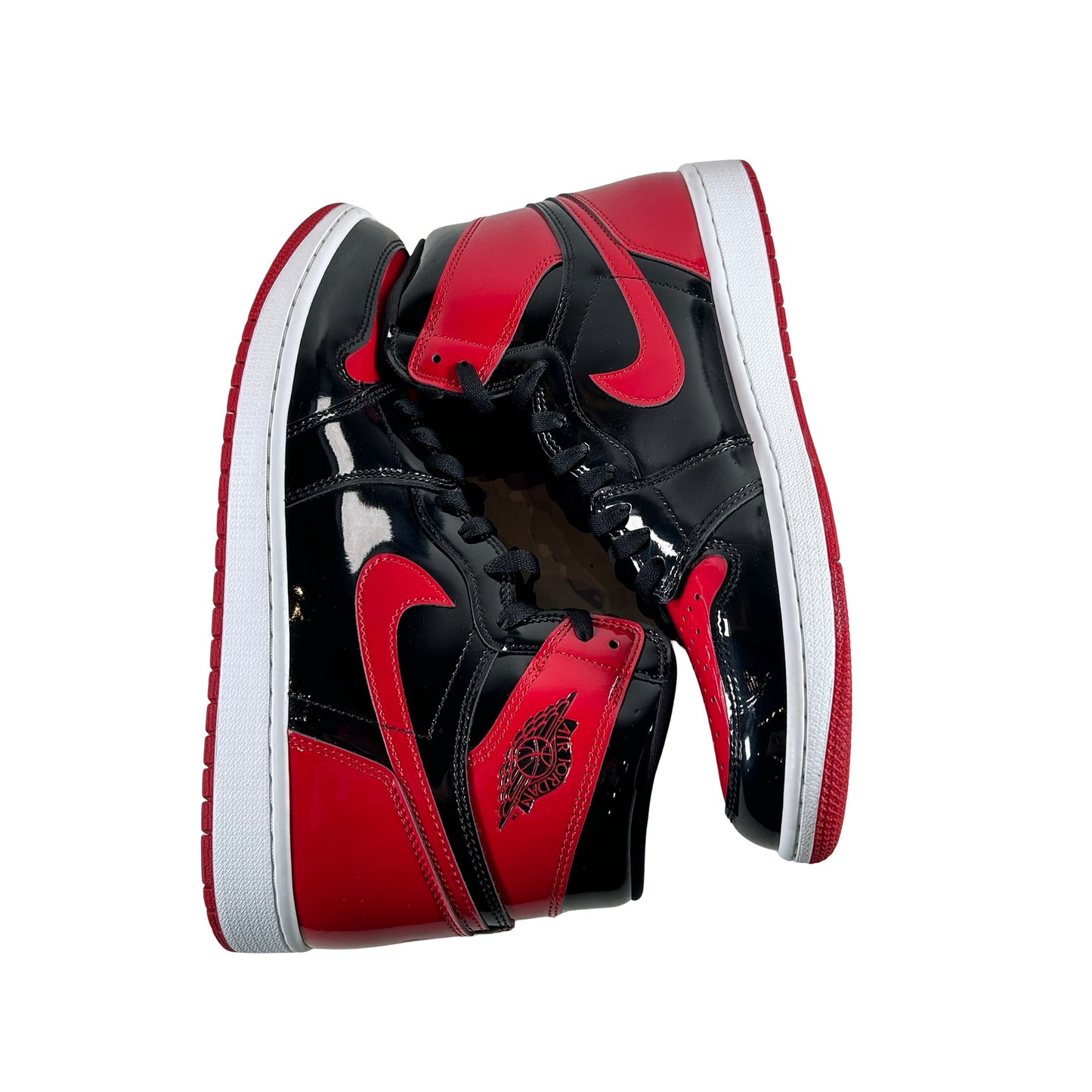 555088 063 Jordan 1 Retro High OG Patent Bred [USED] - 12 M (VNDS)
