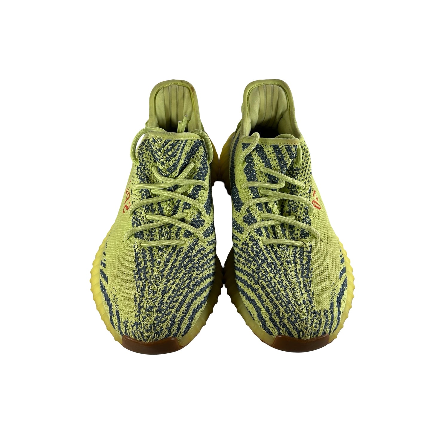 B37572 adidas Yeezy Boost 350 V2 Semi Frozen Yellow [USED] - 9 M (Used2)