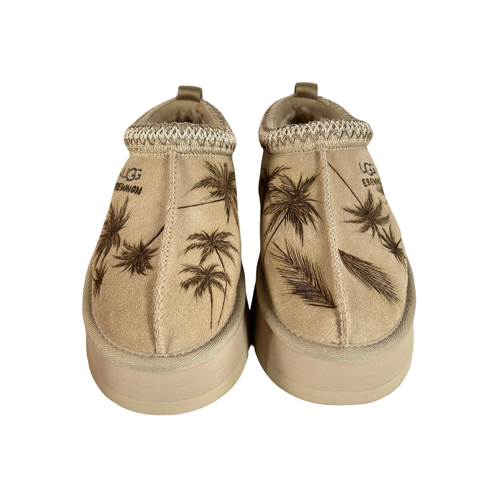 ug JonBoy x UGG Tazz Slipper Mustard Seed Erewhon Palm Trees (Women's