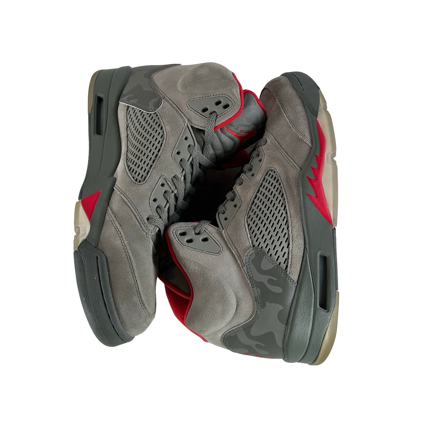 136027 051 Jordan 5 Retro P51 Camo [USED] - 12 M (Used)