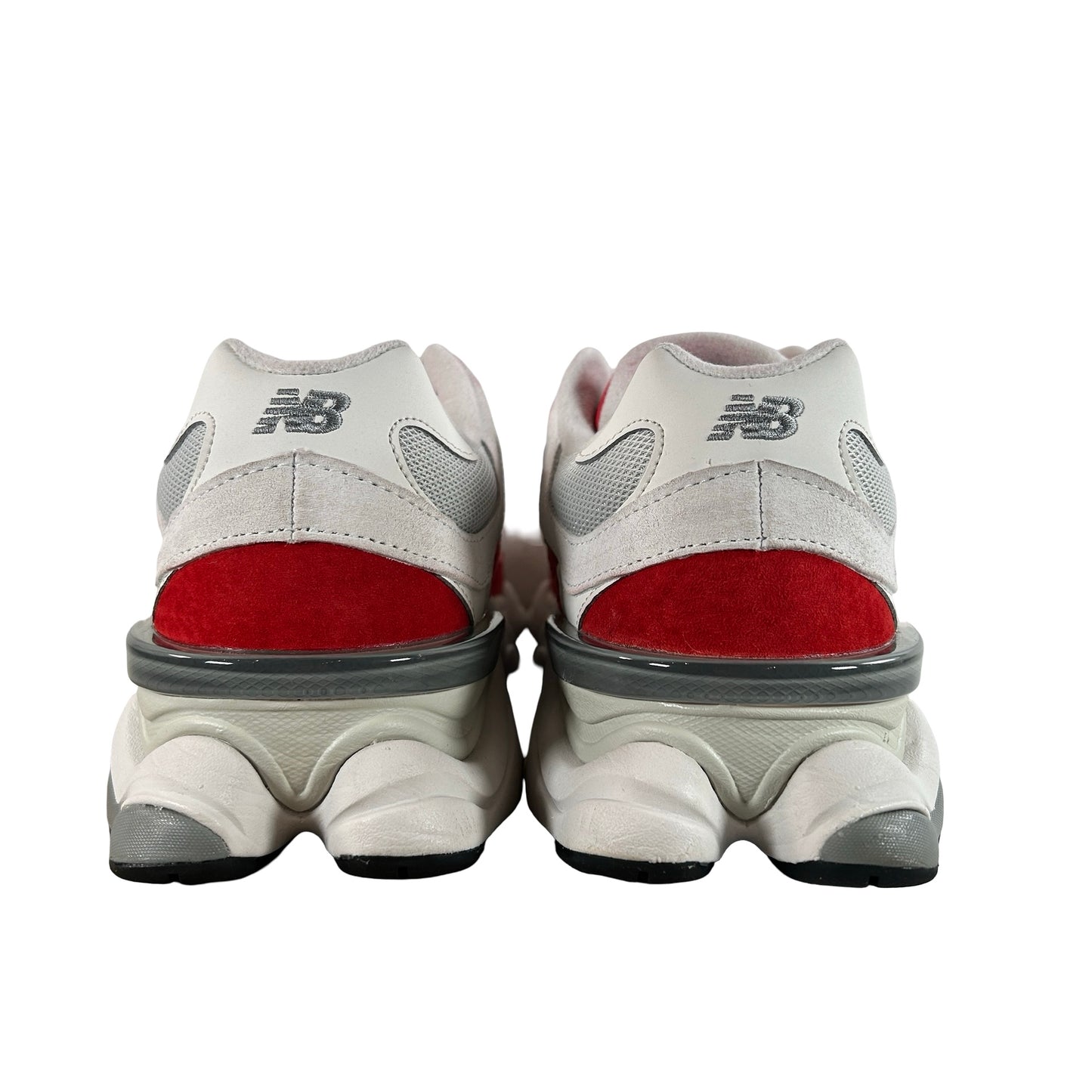 U9060JBE New Balance 9060 White Red [USED] - 11 M (Used)