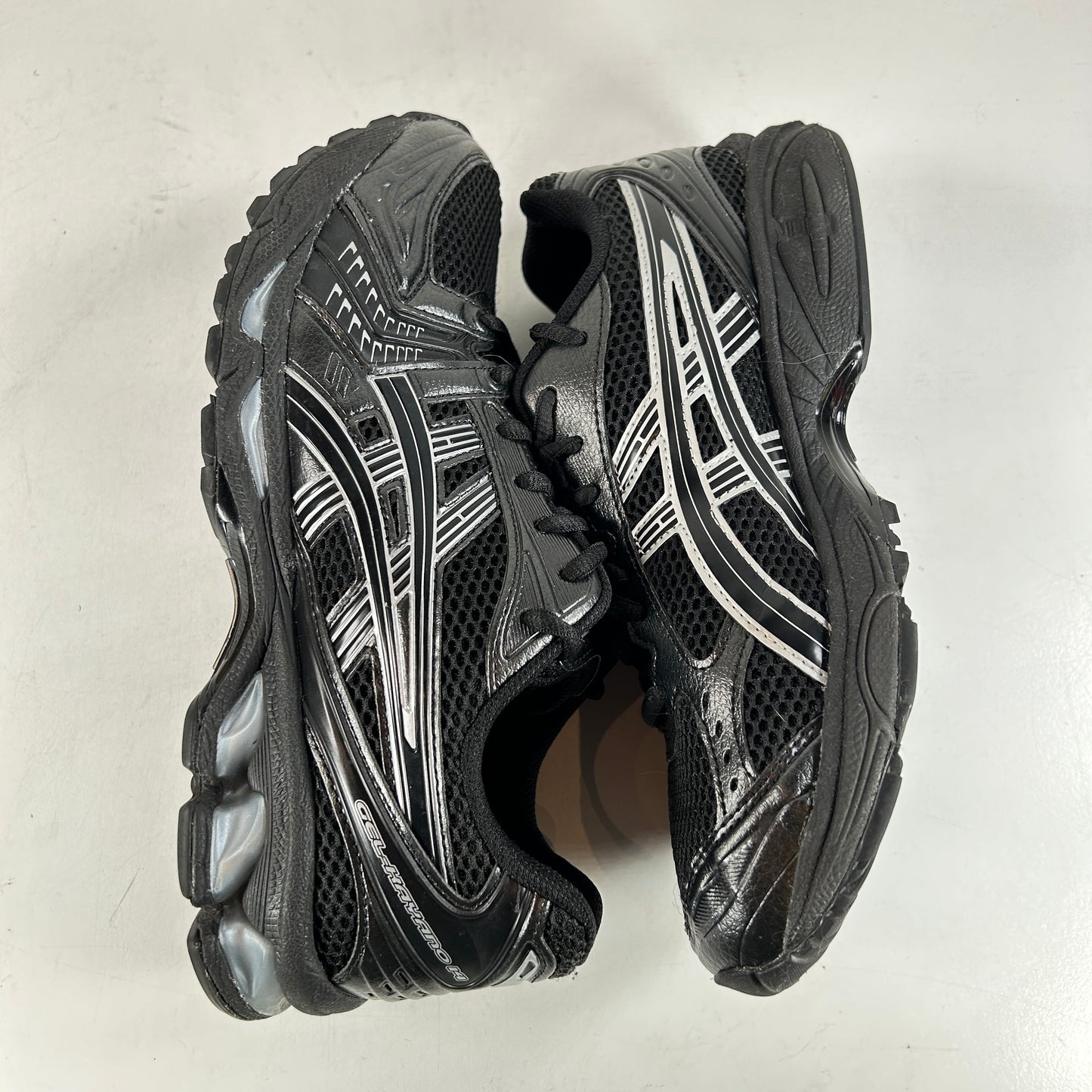 1201A019 006 ASICS Gel-Kayano 14 Black Pure Silver [USED] - 8 M (Used)