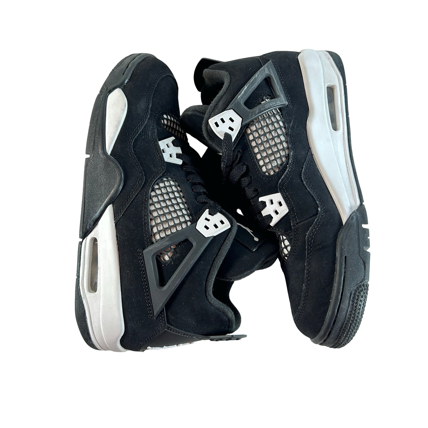 FQ8213 001 Jordan 4 Retro White Thunder (GS) [USED] - 7 Y (Used4)