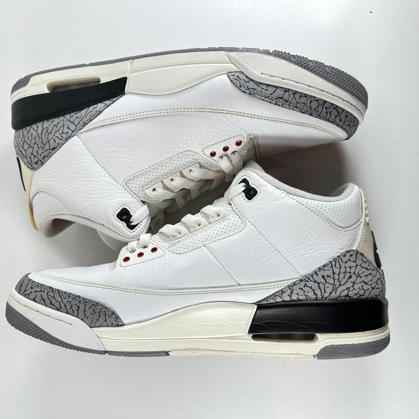 DN3707 100 Jordan 3 Retro White Cement Reimagined [USED] - 12.5 M (Used) (No Box)