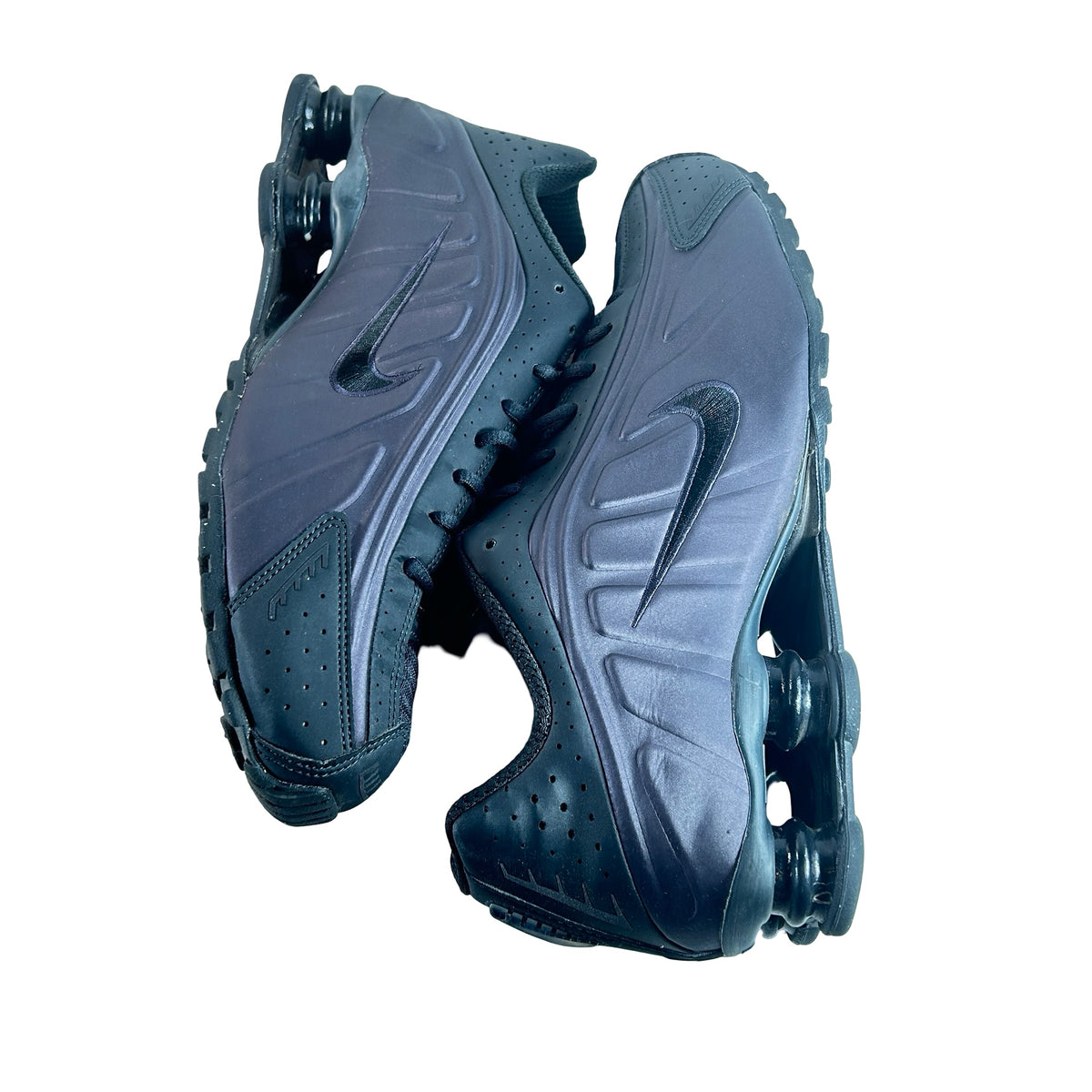 HQ1988 500 Nike Shox R4 Cave Purple Black [USED] - 12 M (Used)