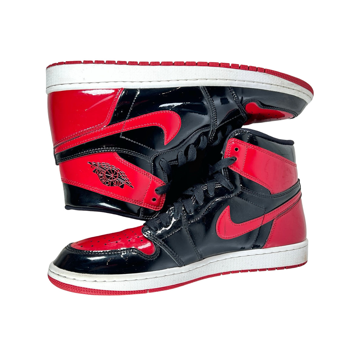 555088 063 Jordan 1 Retro High OG Patent Bred [USED] - 12 M (Used5) (No Box5)