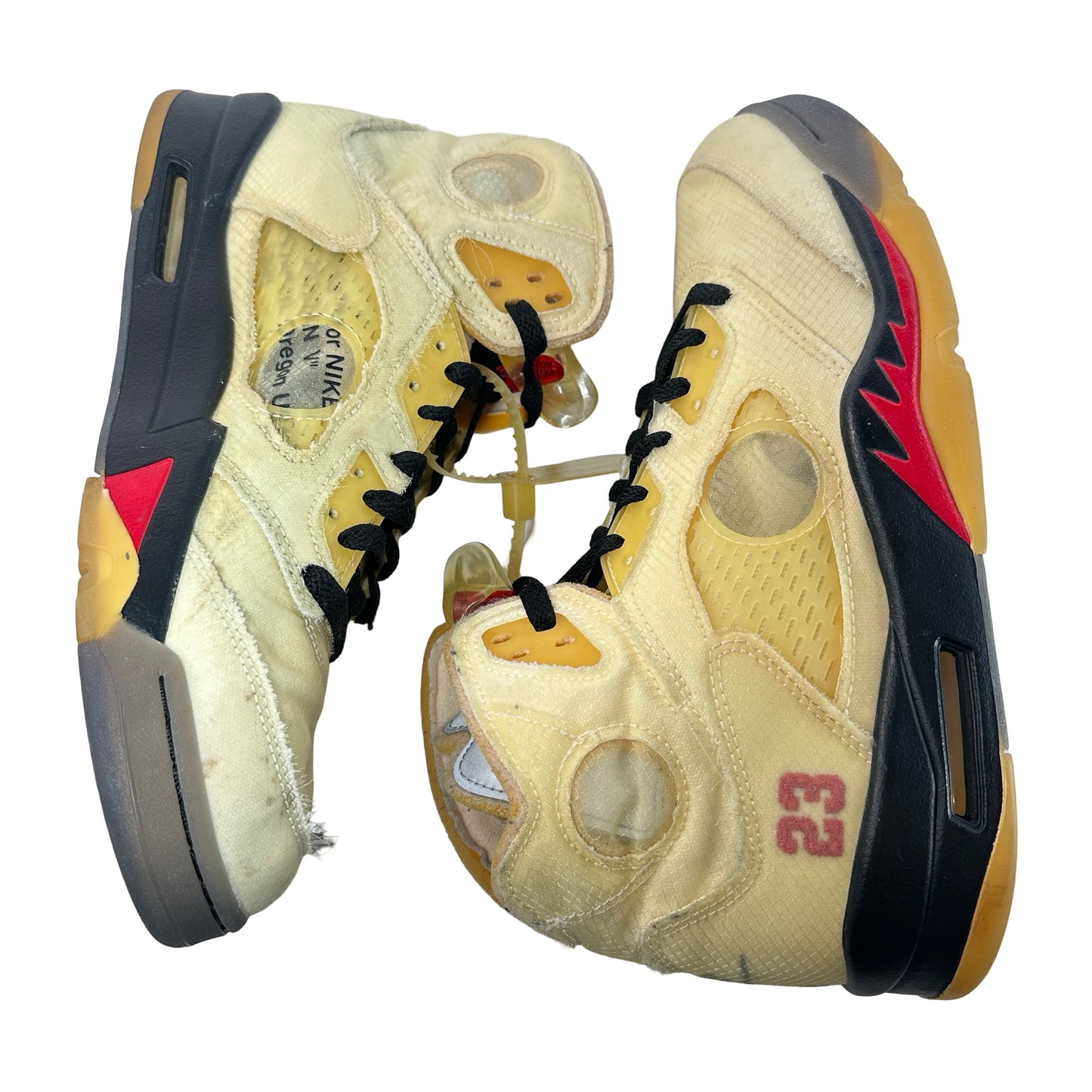 DH8565 100 Jordan 5 Off-White Sail [USED] - 10.5 M (Used4)