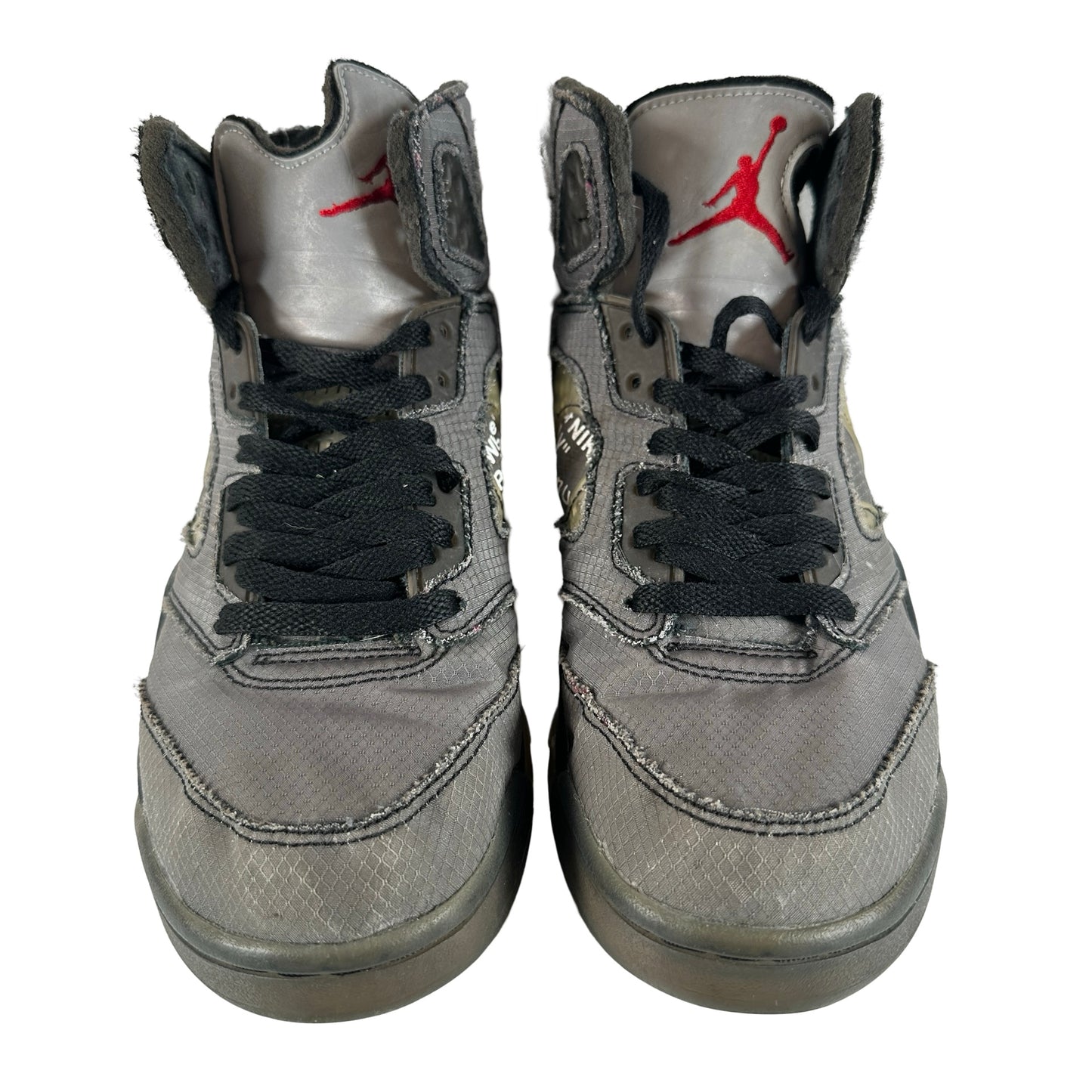 CT8480 001 Jordan 5 Off-White Black [USED] - 9 M (Used5)
