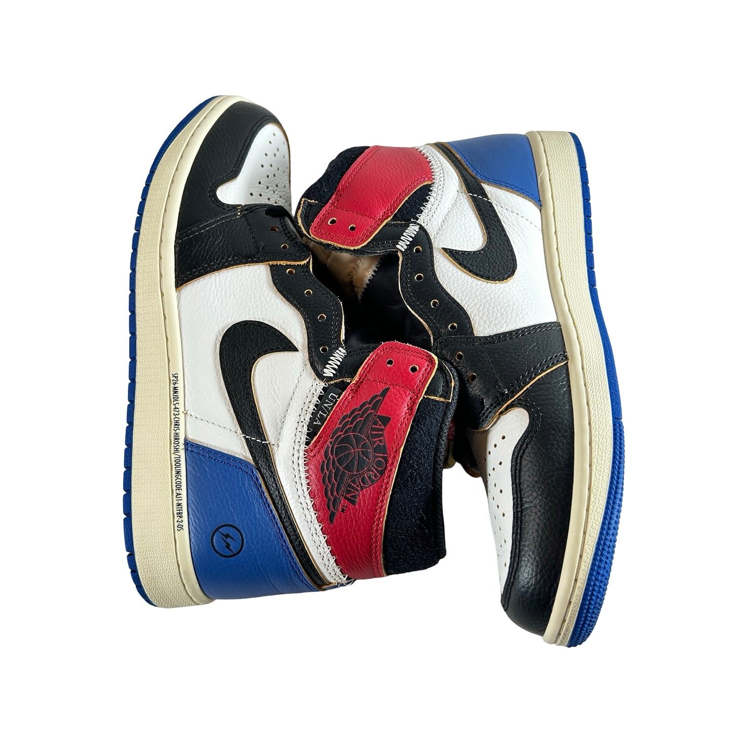 IO7847 002 Jordan 1 Retro High OG SP Fragment x Union LA Varsity Red Sport Royal [USED] - 9.5 M (Used3)