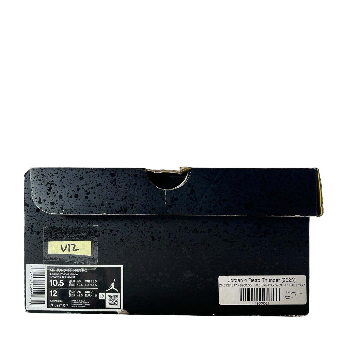 DH6927 017 Jordan 4 Retro Thunder [USED] - 10.5 M (Used12)