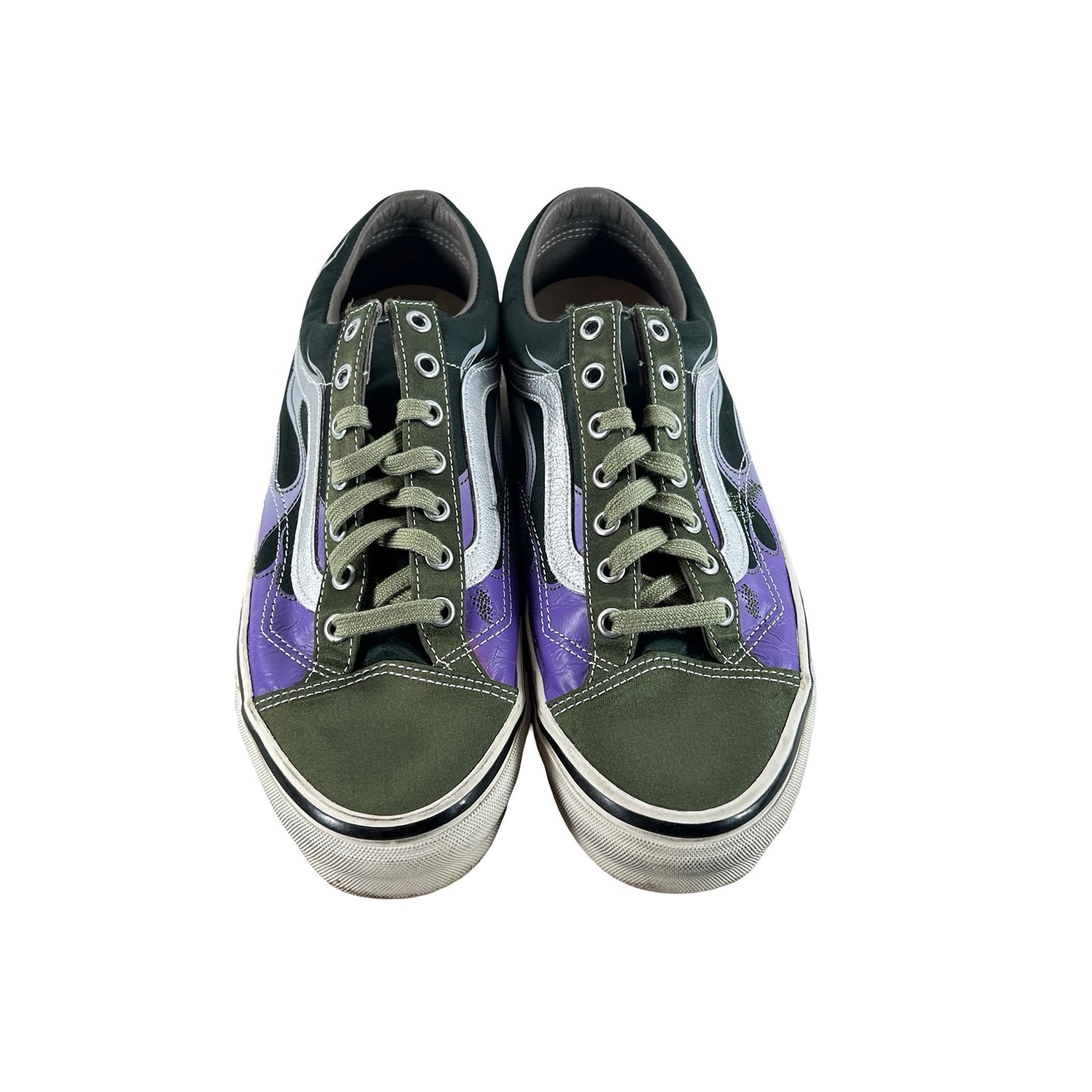 VN000D9RGRK Vans LX Old Skool Archive Flame Green [USED] - 10 M (Used) (No Box)