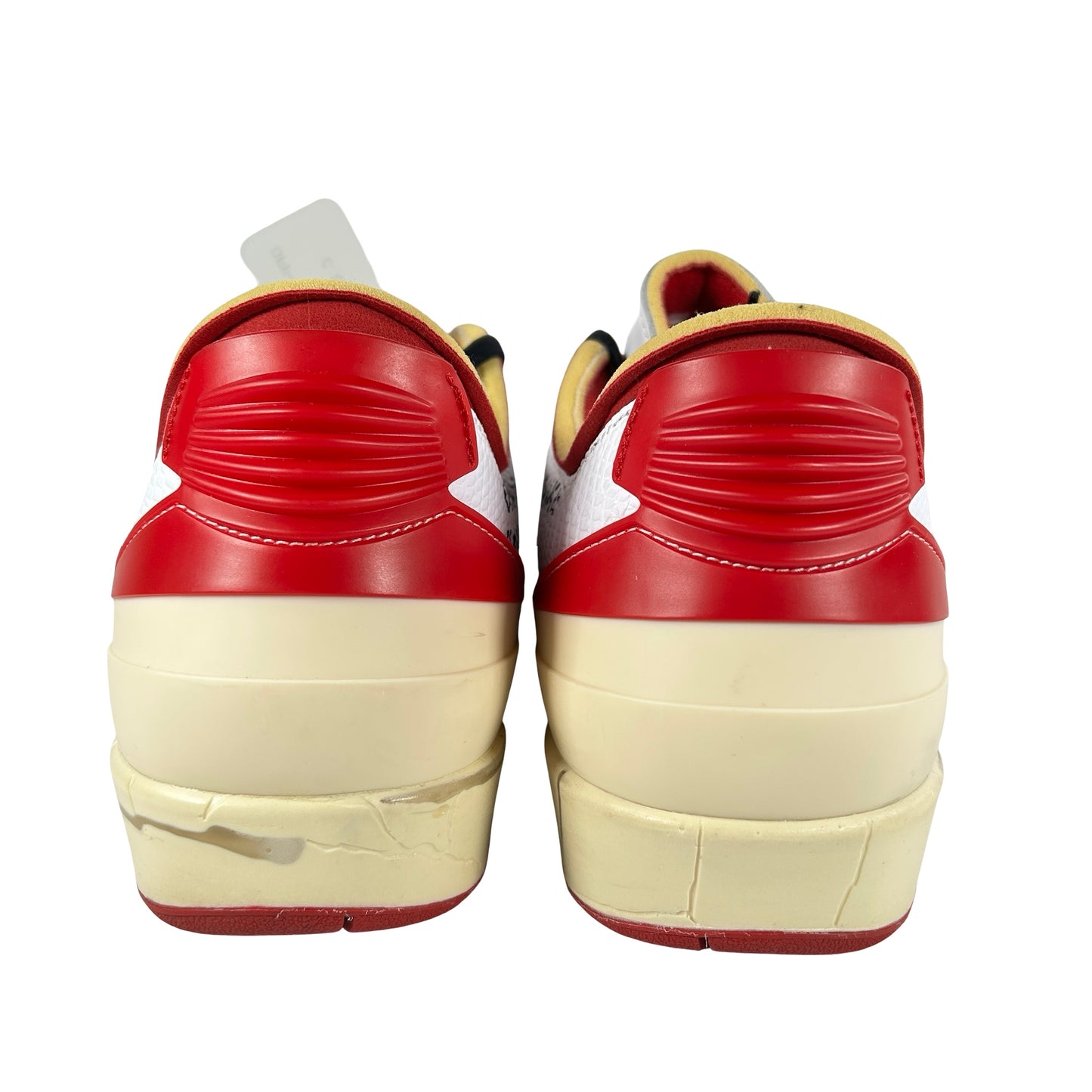 DJ4375 106 Jordan 2 Retro Low SP Off-White White Red [USED] - 11 M (VNDS)