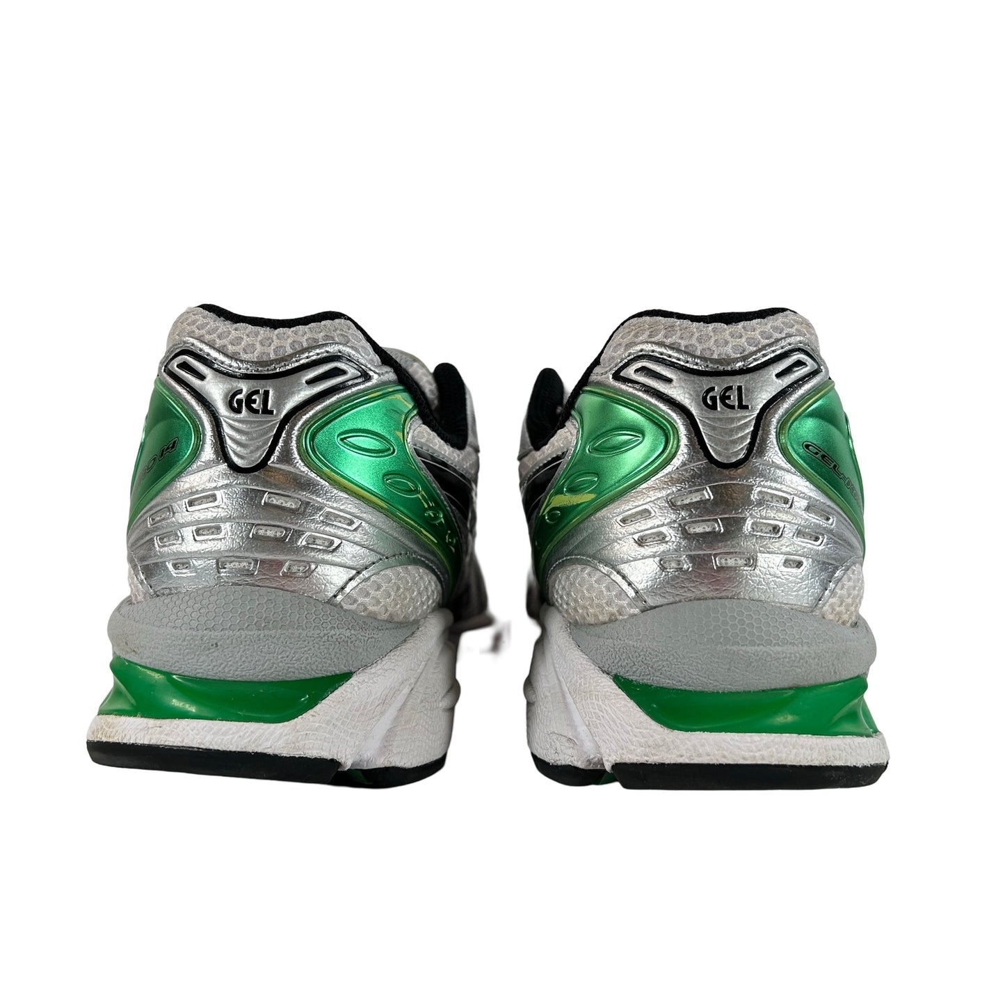 1201A019 110 ASICS Gel-Kayano 14 White Malachite Green [USED] - 9 M (Used) (No Box2)