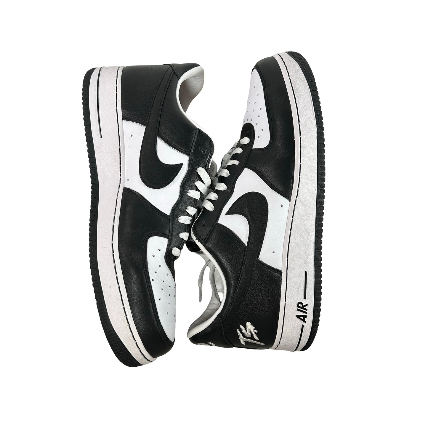 FJ5756 100 Nike Air Force 1 Low Terror Squad Blackout [USED] - 14 M (Used)