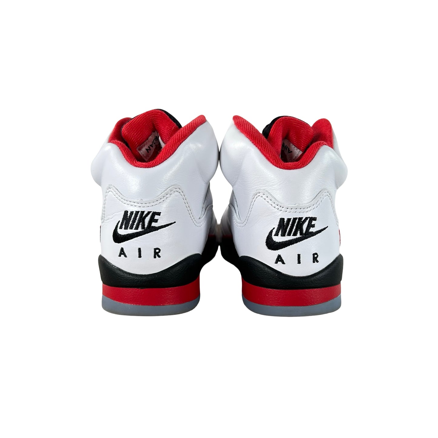 HQ7980 101 Jordan 5 Retro Fire Red Black Tongue (2025) (GS) [USED] - 4.5 Y (Used)