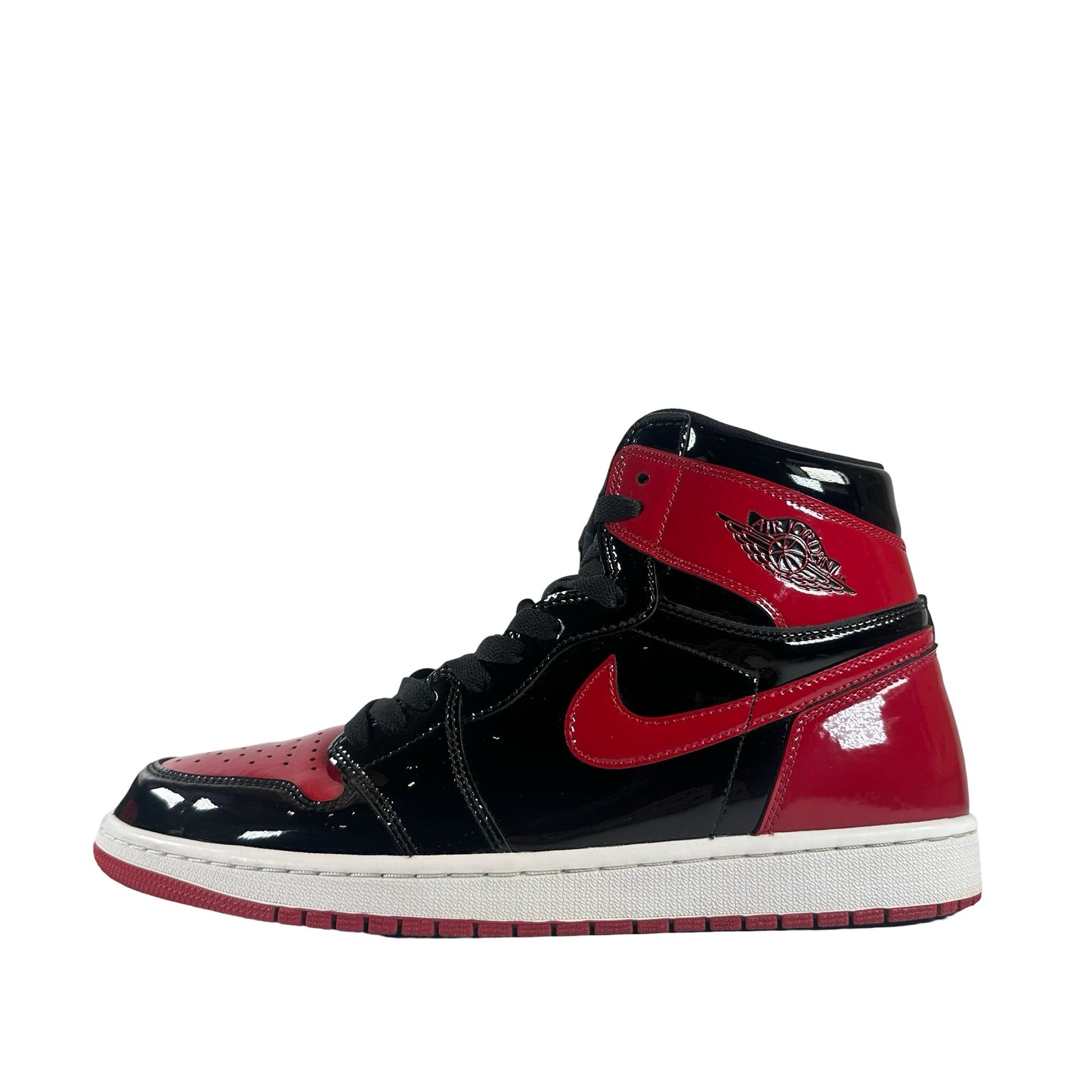 555088 063 Jordan 1 Retro High OG Patent Bred [USED] - 13 M (Used3)