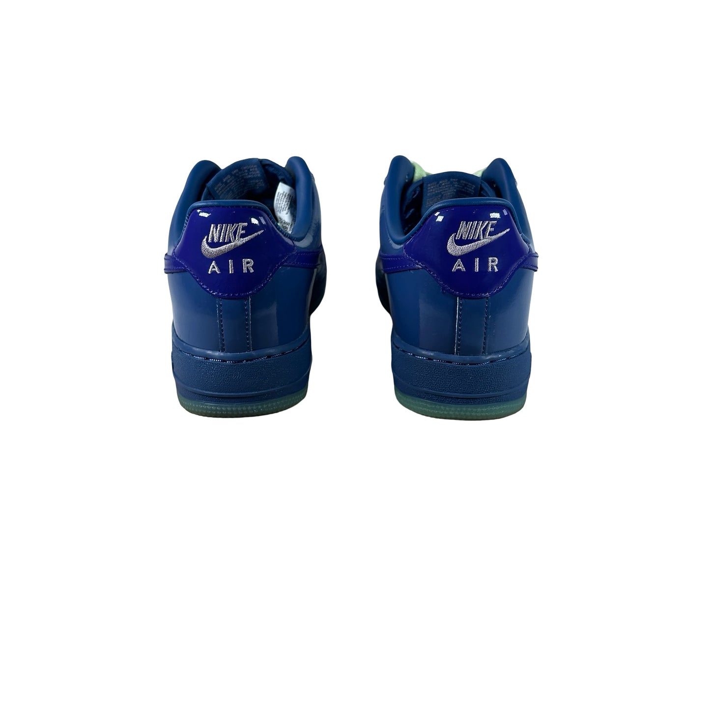 IO4489 400 Nike Air Force 1 Low Patent Leather Mystic Navy Grape Ice [USED] - 9.5 M (Used)