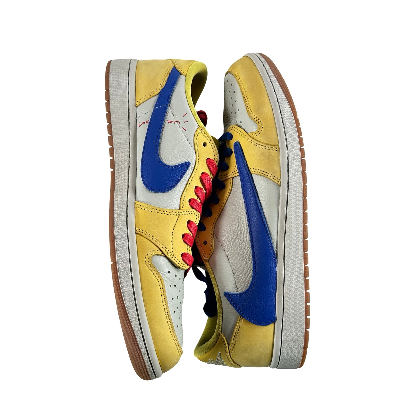 DZ4137 700 Jordan 1 Retro Low OG SP Travis Scott Canary (Women's) [USED] - 12 W (Used2)